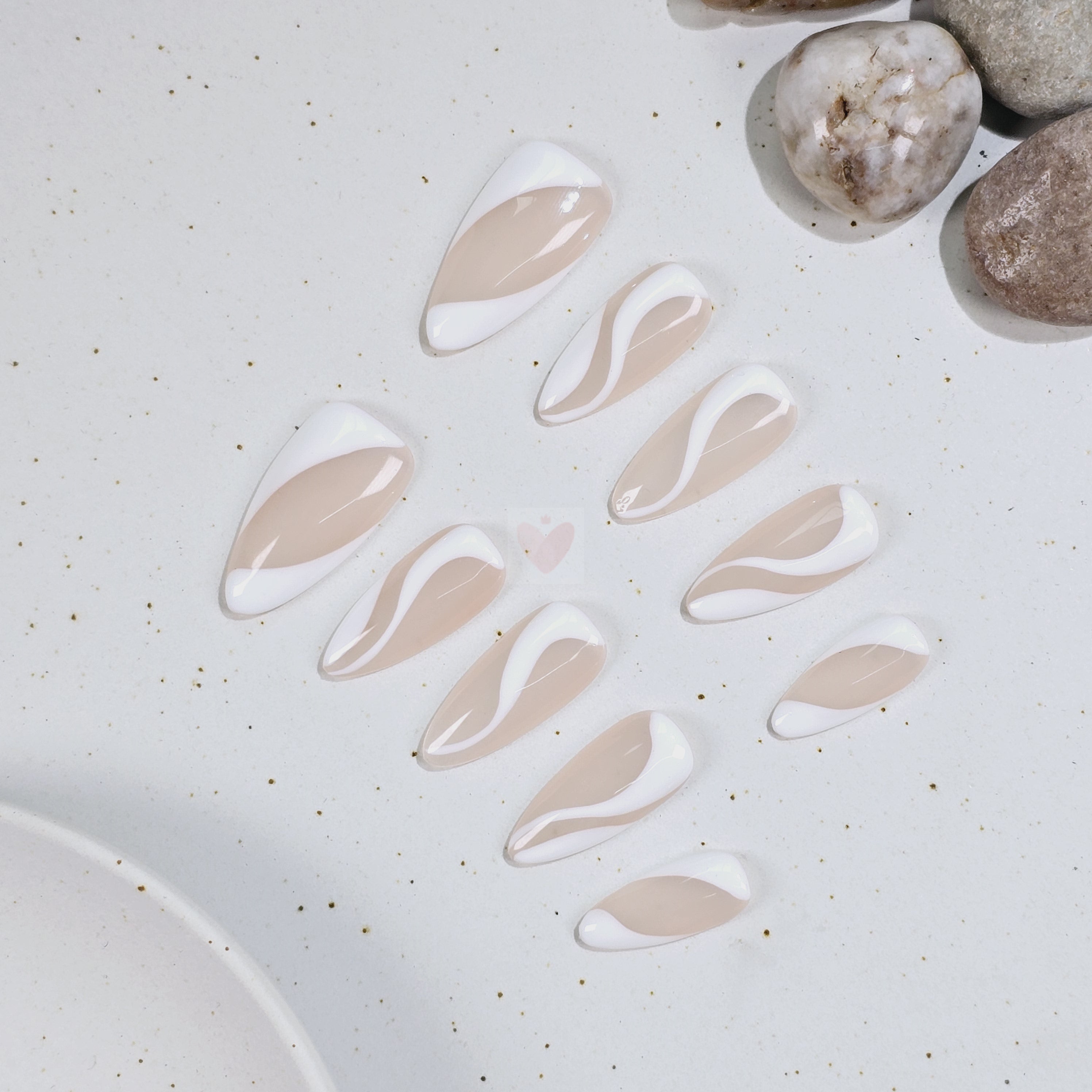 French Swirl - Dress For Nails - Press On Nails