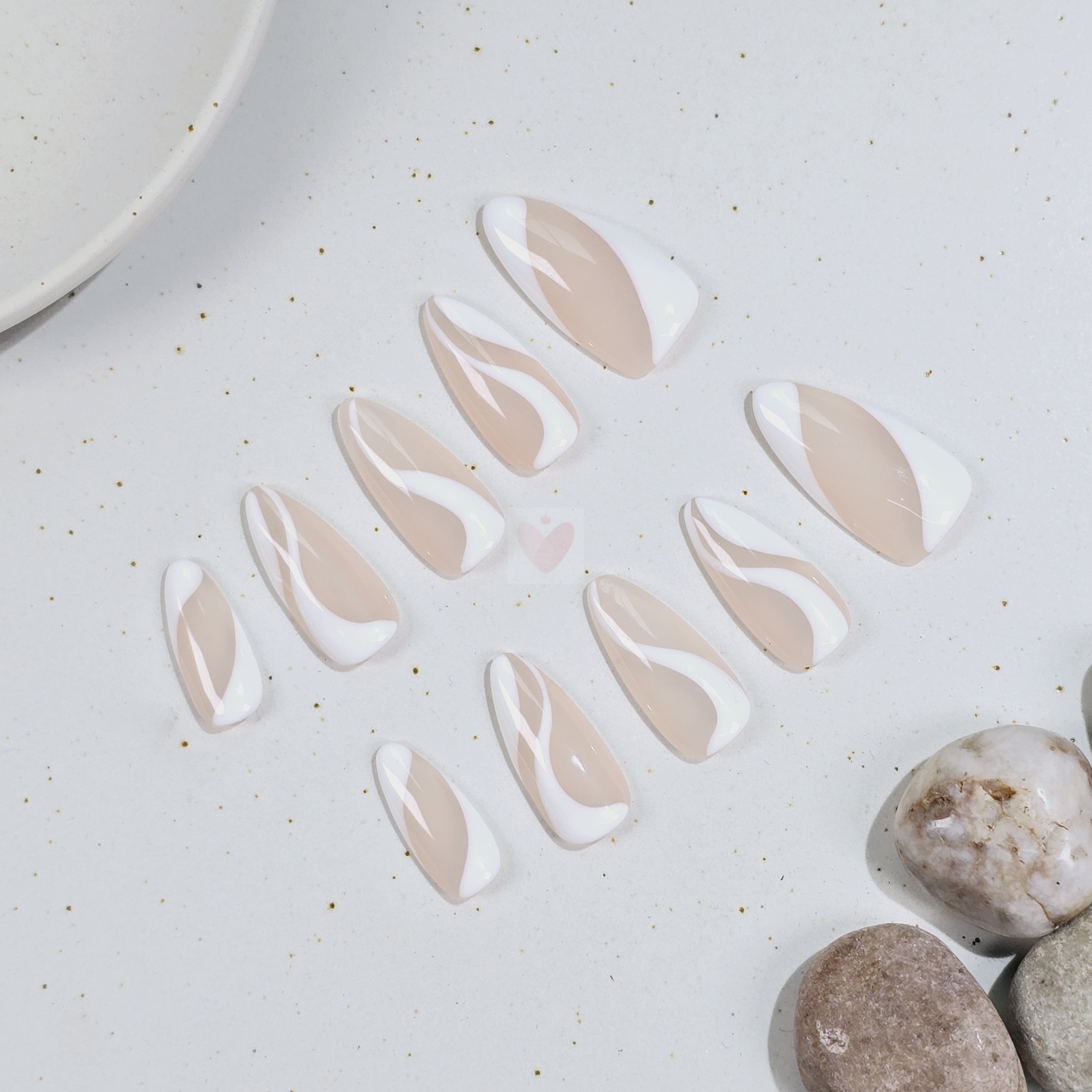 French Swirl - Dress For Nails - Press On Nails