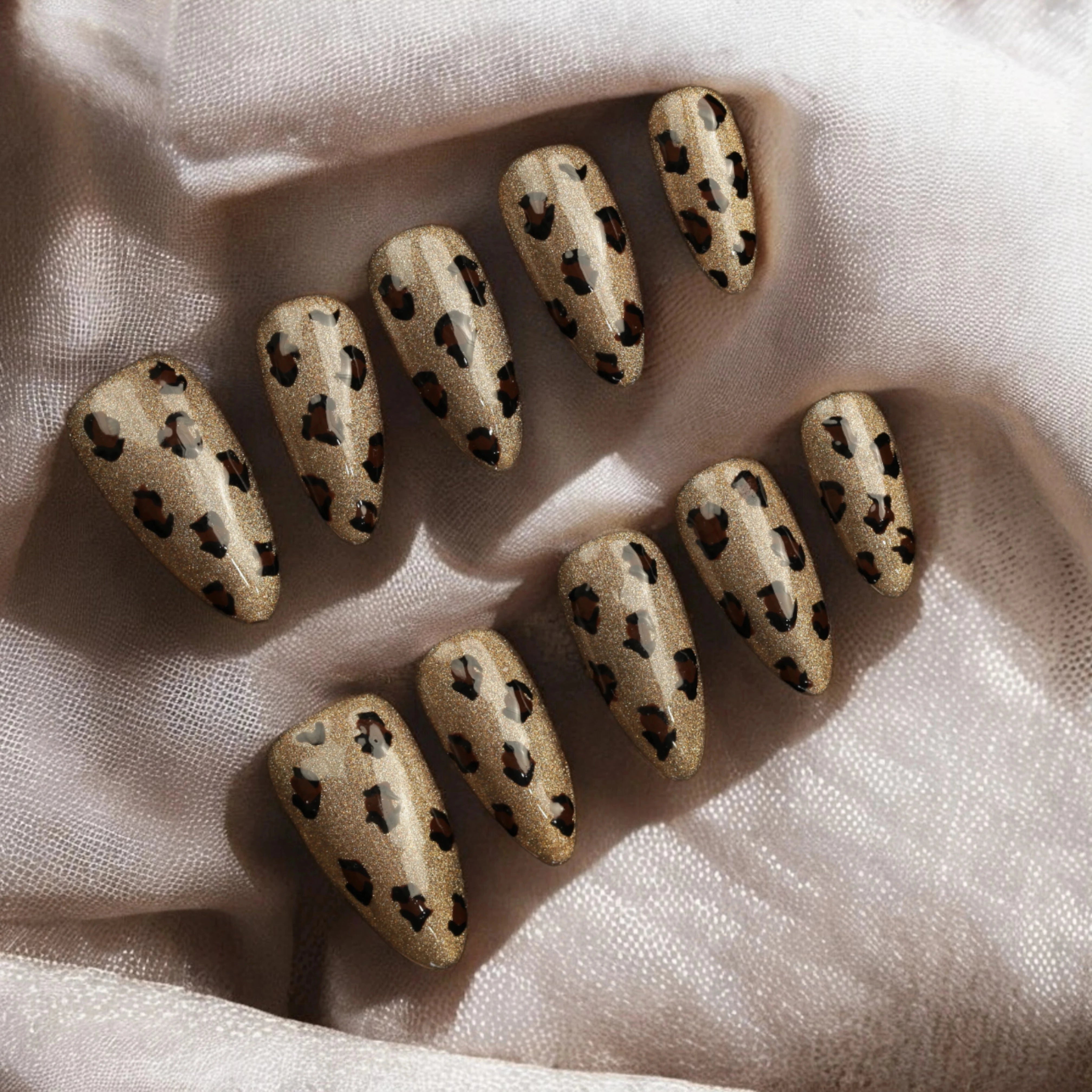 Wild Leopard Luxe - Dress For Nails - Press On Nails