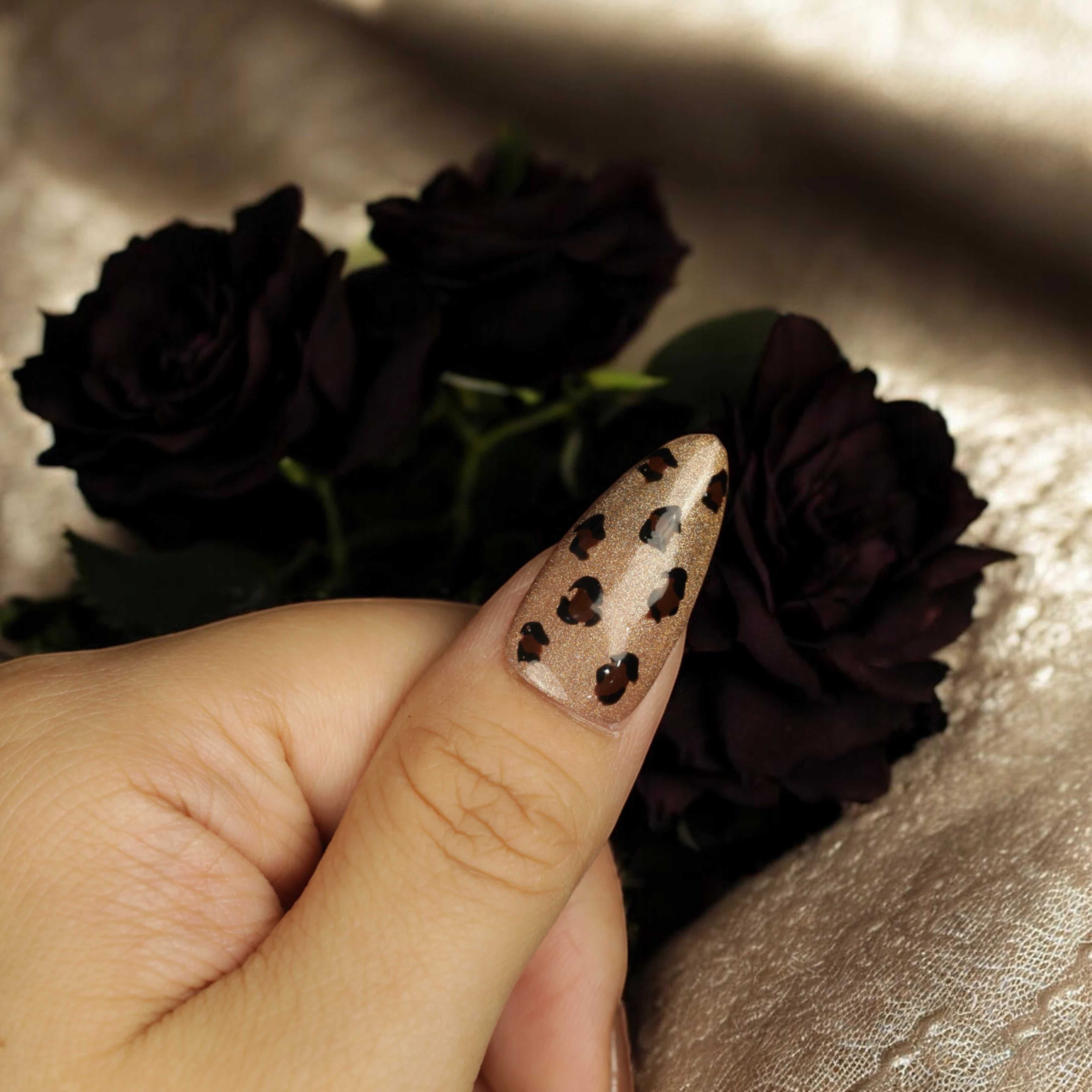 Wild Leopard Luxe - Dress For Nails - Press On Nails