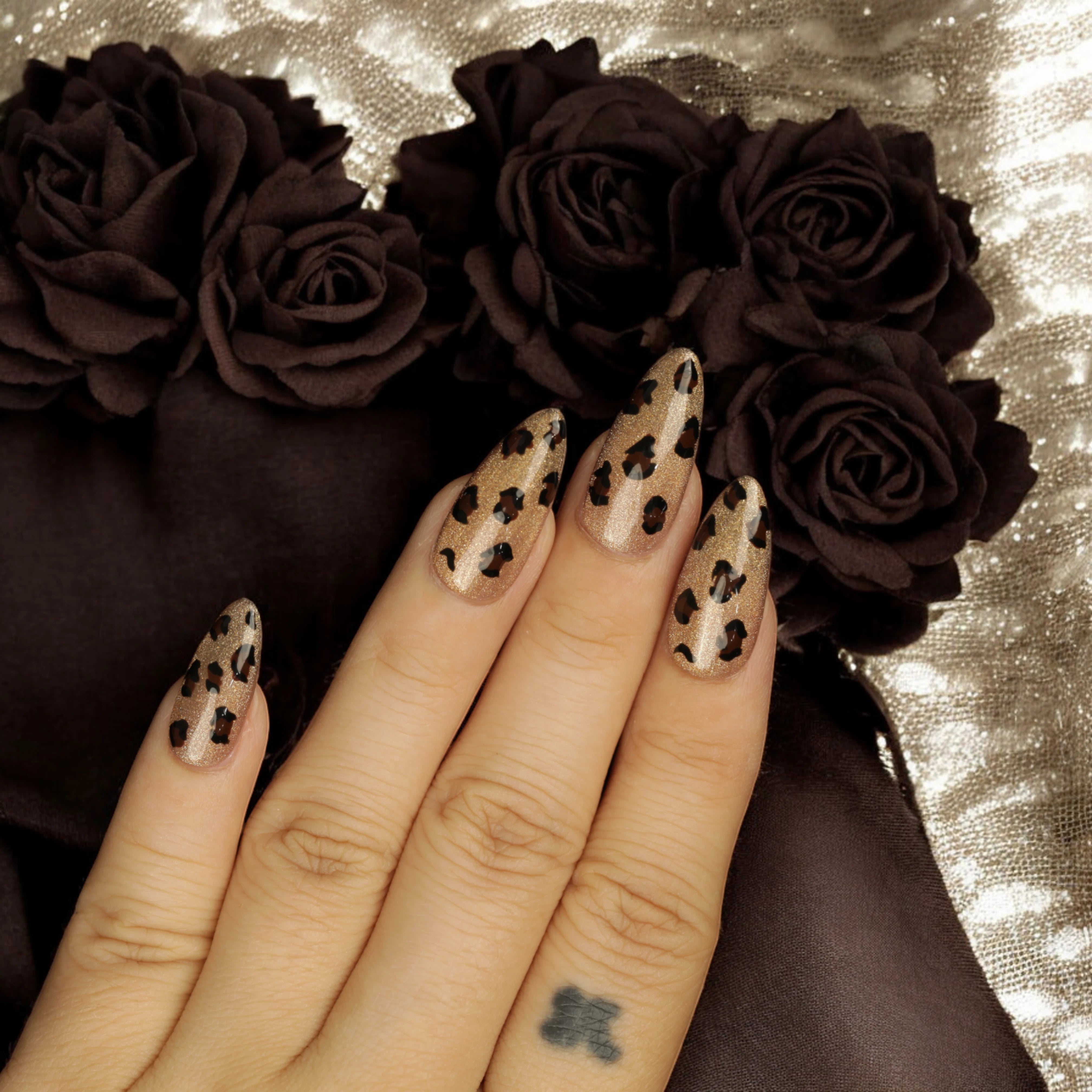 Wild Leopard Luxe - Dress For Nails - Press On Nails