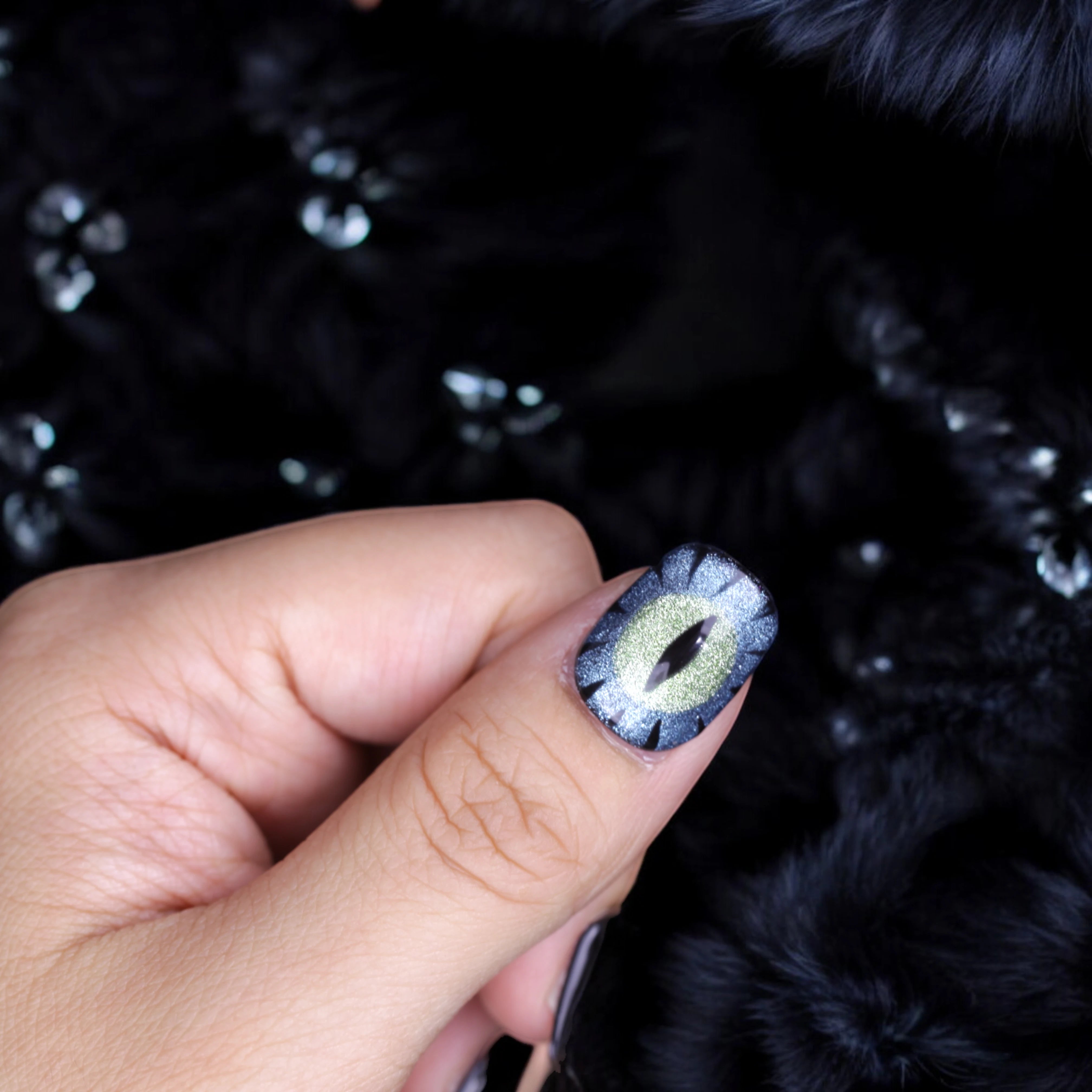 Mystic Feline Gaze - Dress For Nails - Press On Nails