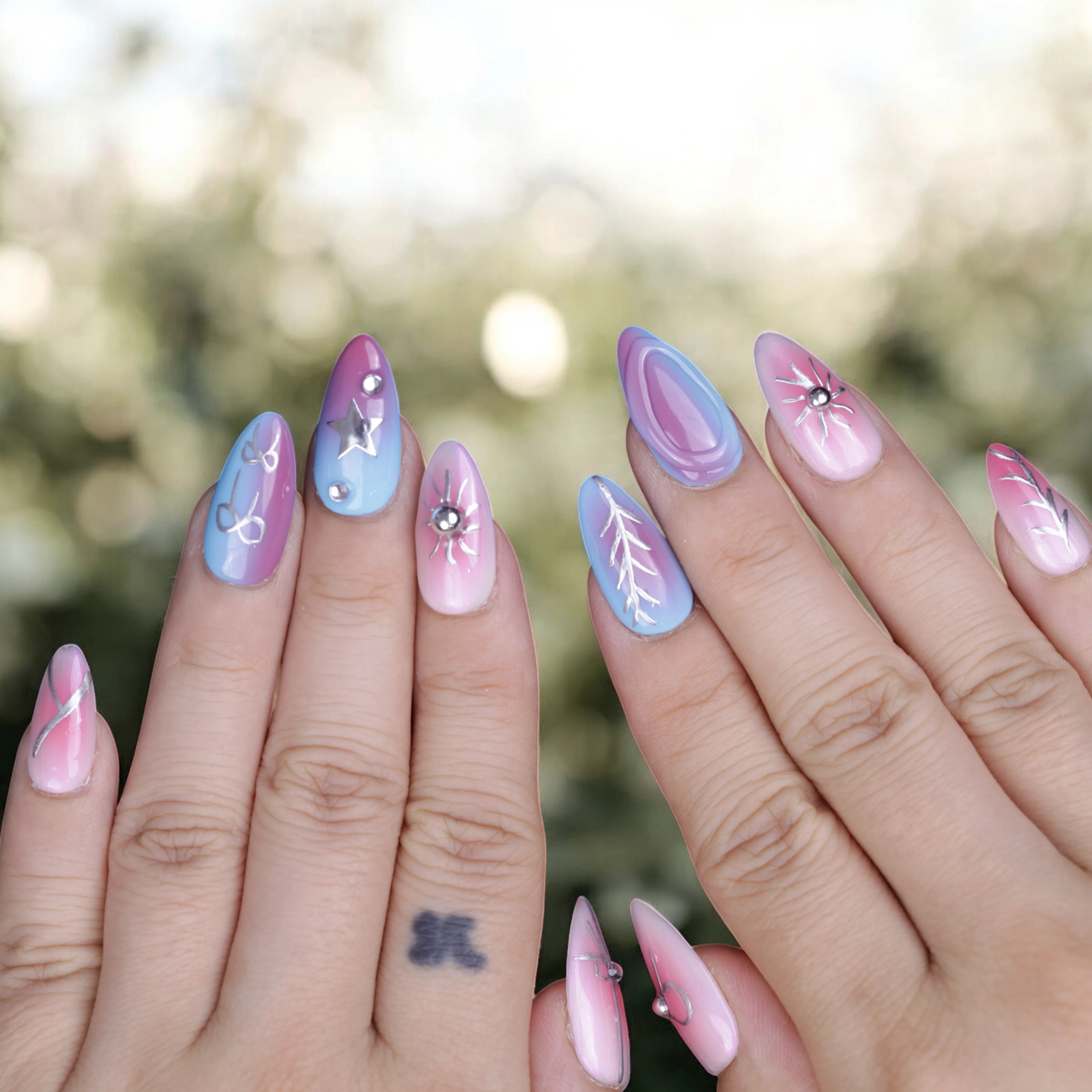 Ethereal Sunrise - Dress For Nails - Press On Nails