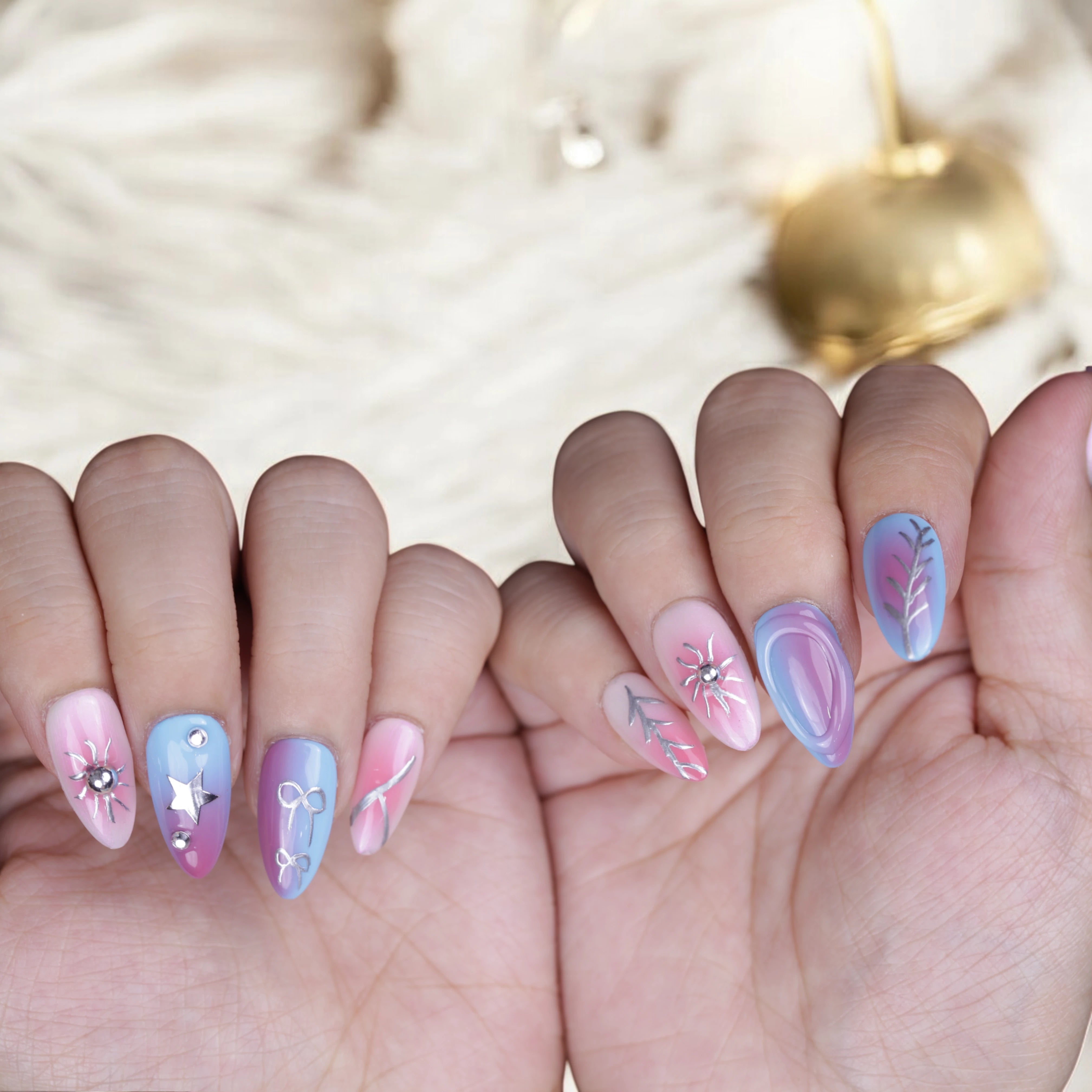 Ethereal Sunrise - Dress For Nails - Press On Nails