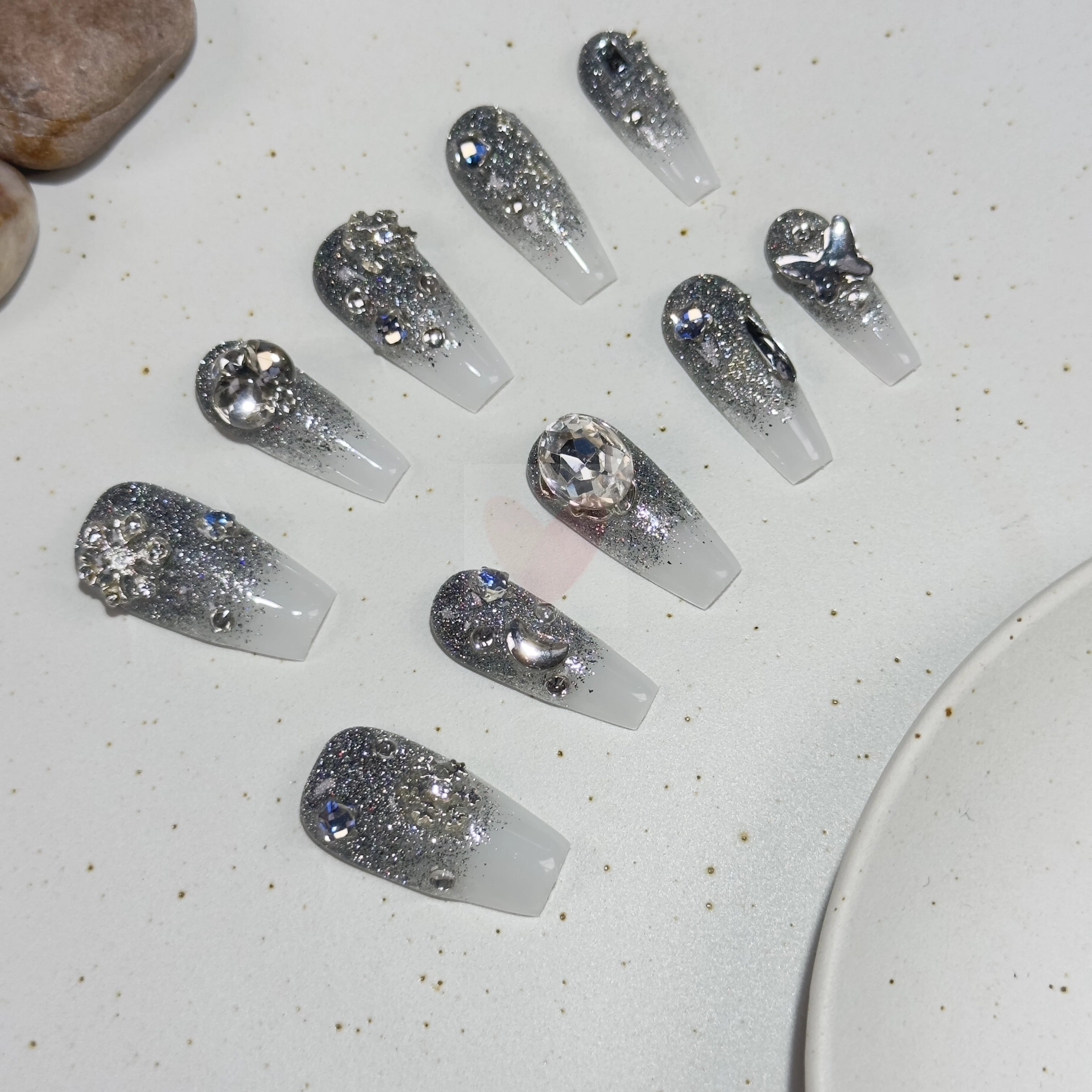 Cosmic Flutter - Dress For Nails - Press On Nails