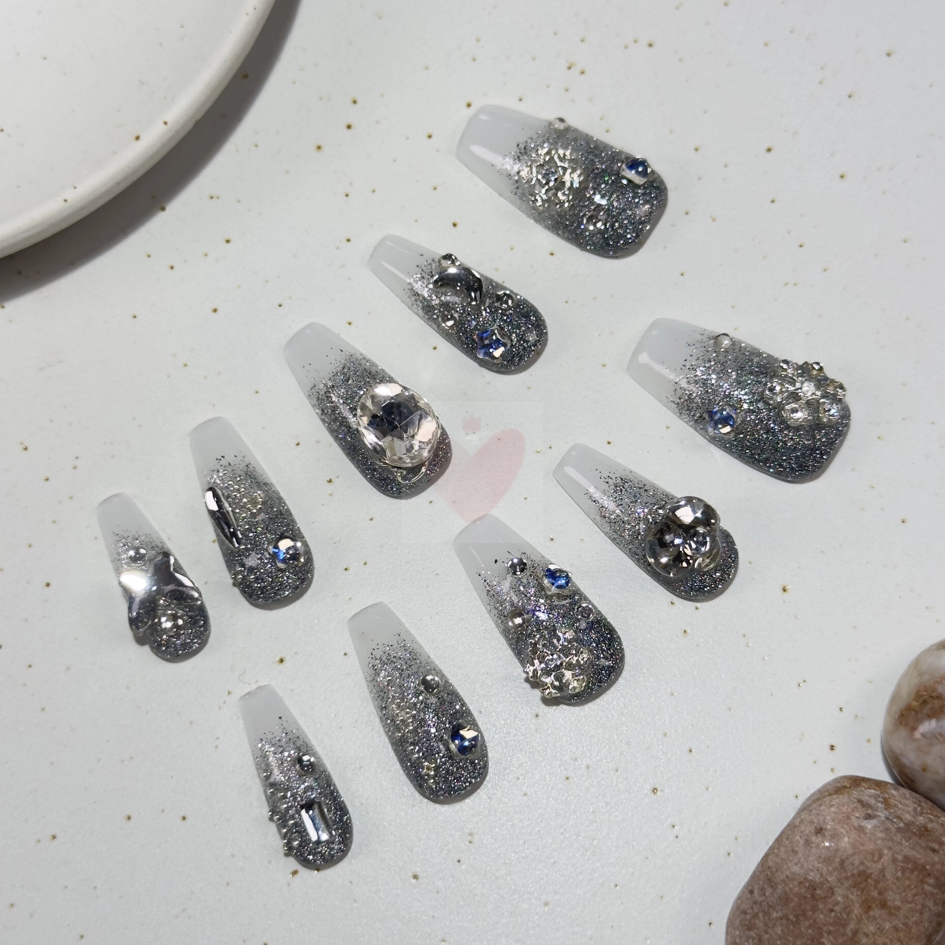 Cosmic Flutter - Dress For Nails - Press On Nails