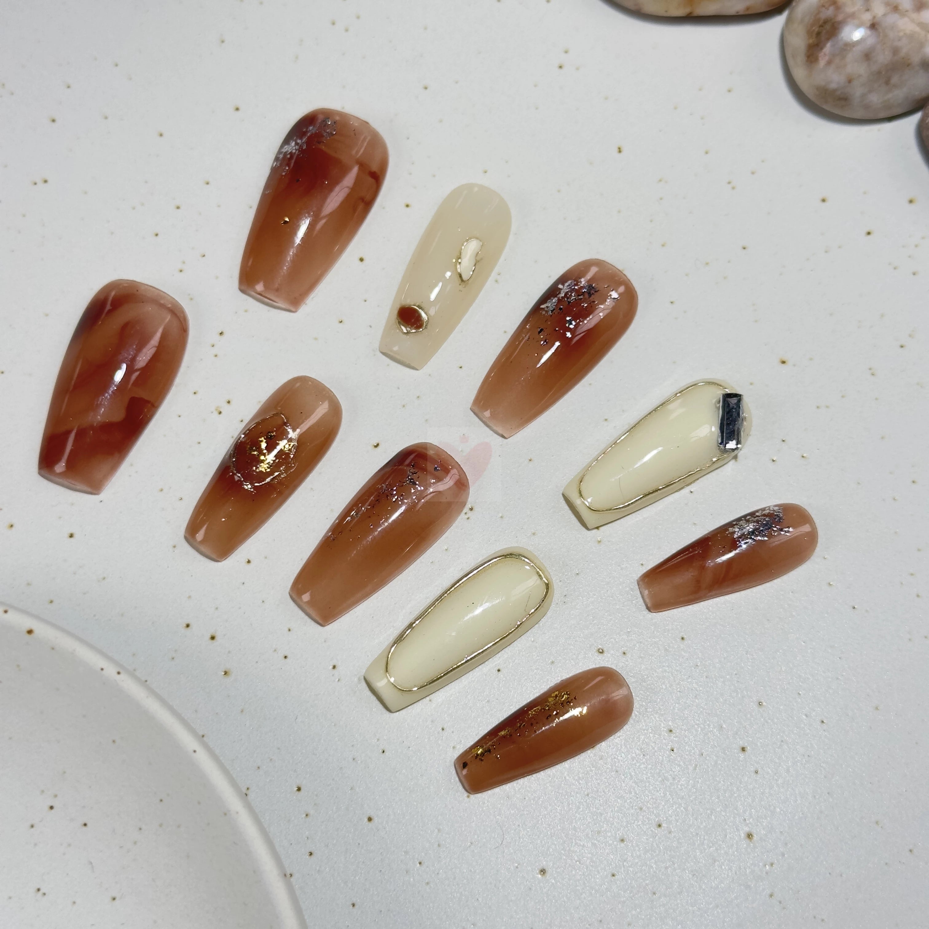 Gilded Treasures - Dress For Nails - Press On Nails