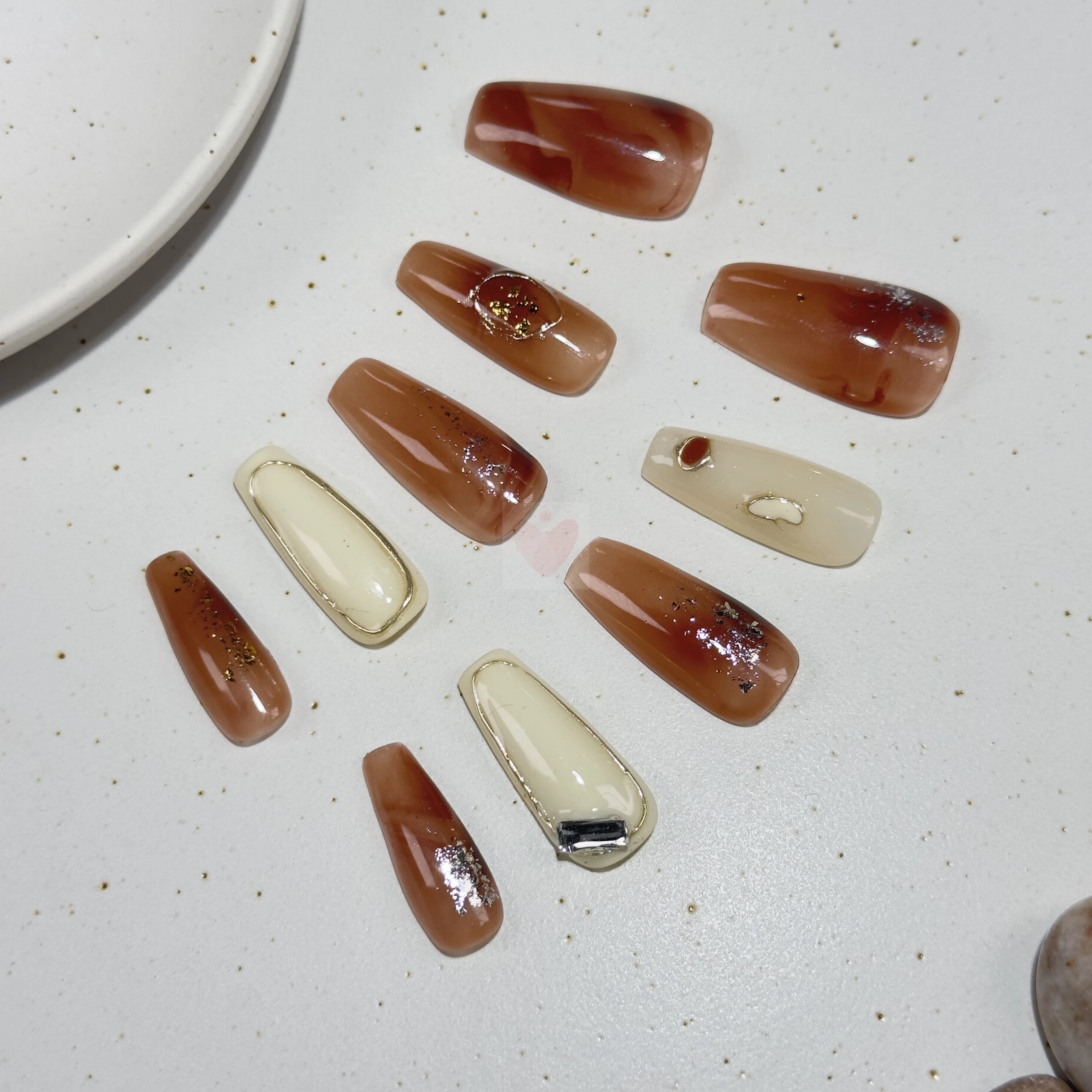 Gilded Treasures - Dress For Nails - Press On Nails