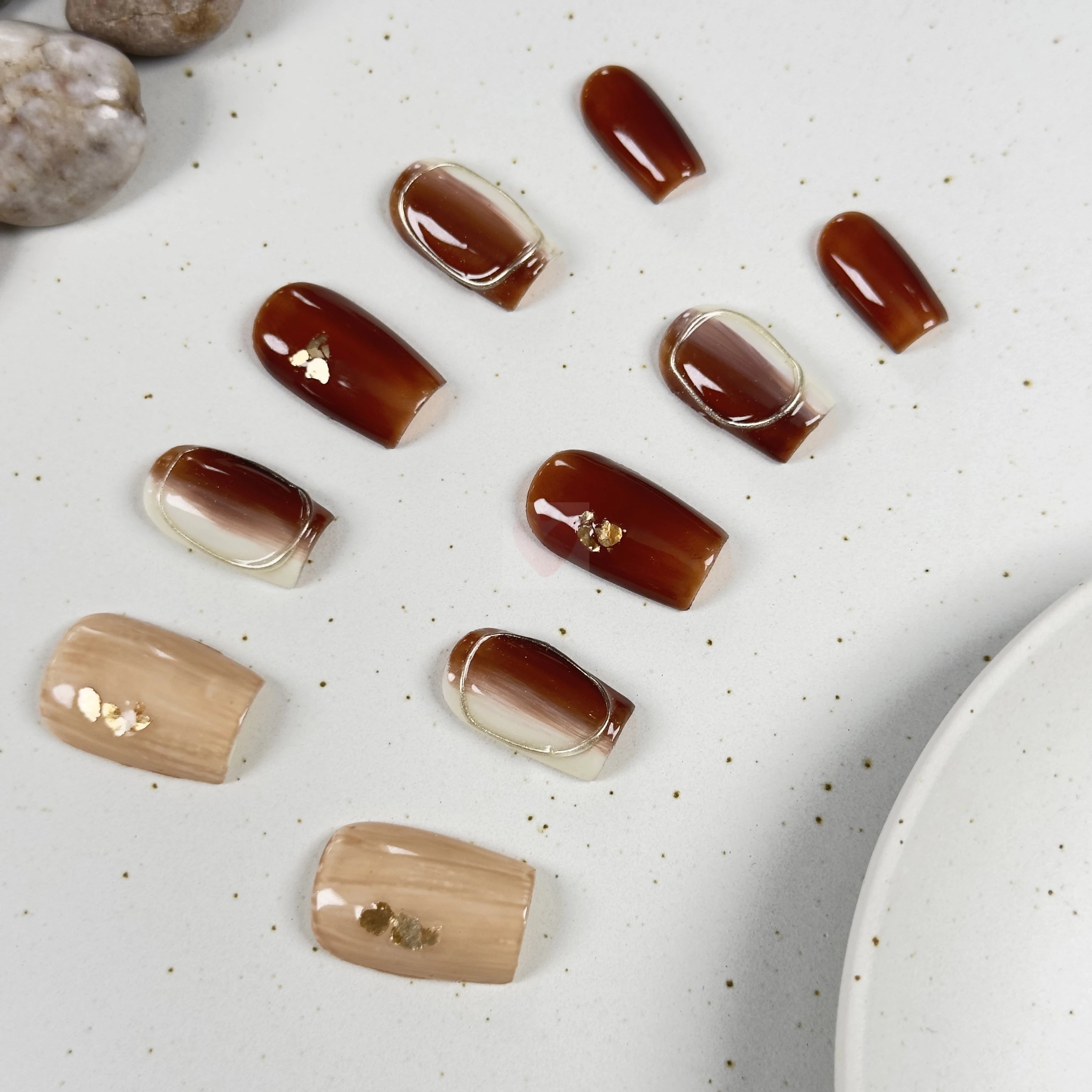 Golden Luxe - Dress For Nails - Press On Nails