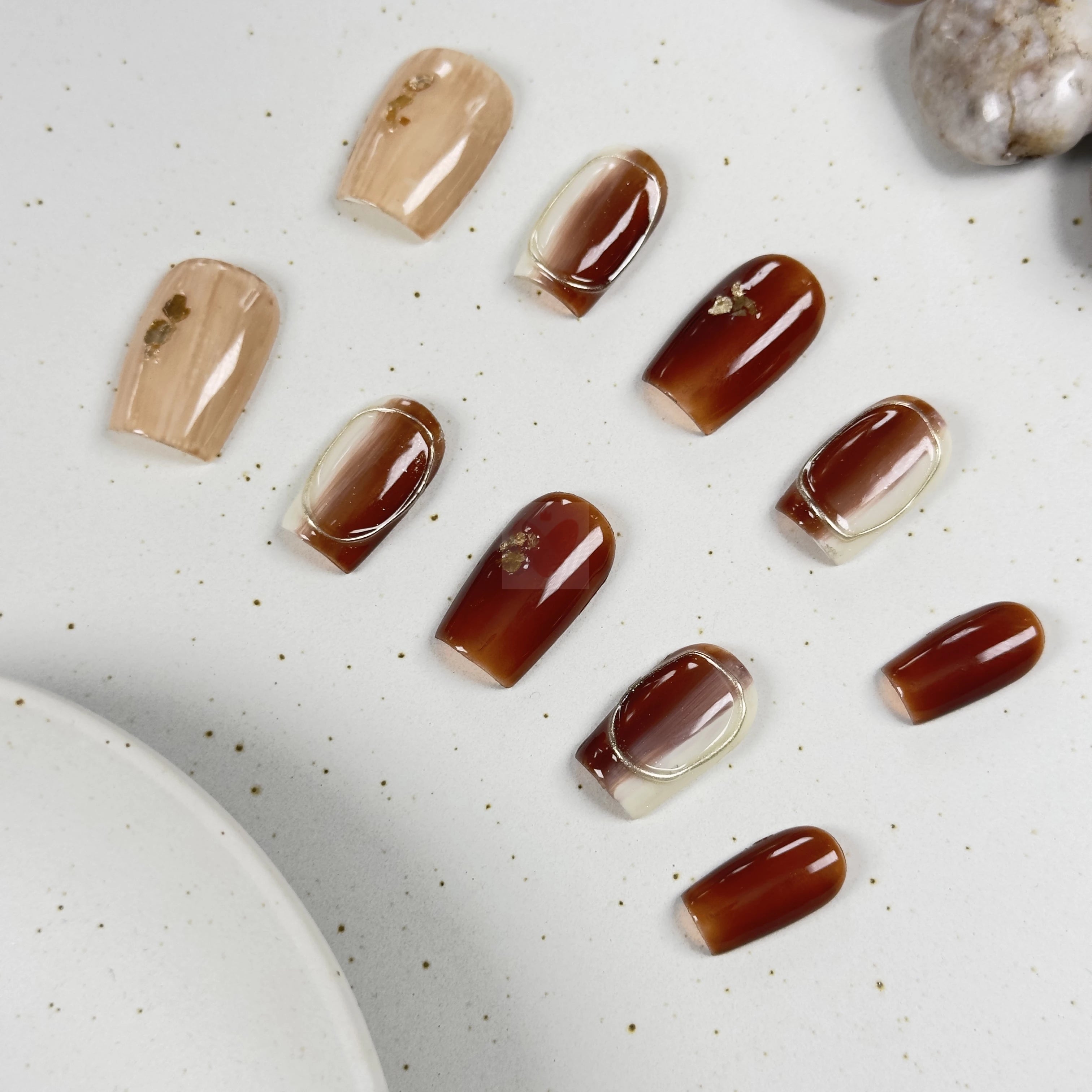 Golden Luxe - Dress For Nails - Press On Nails