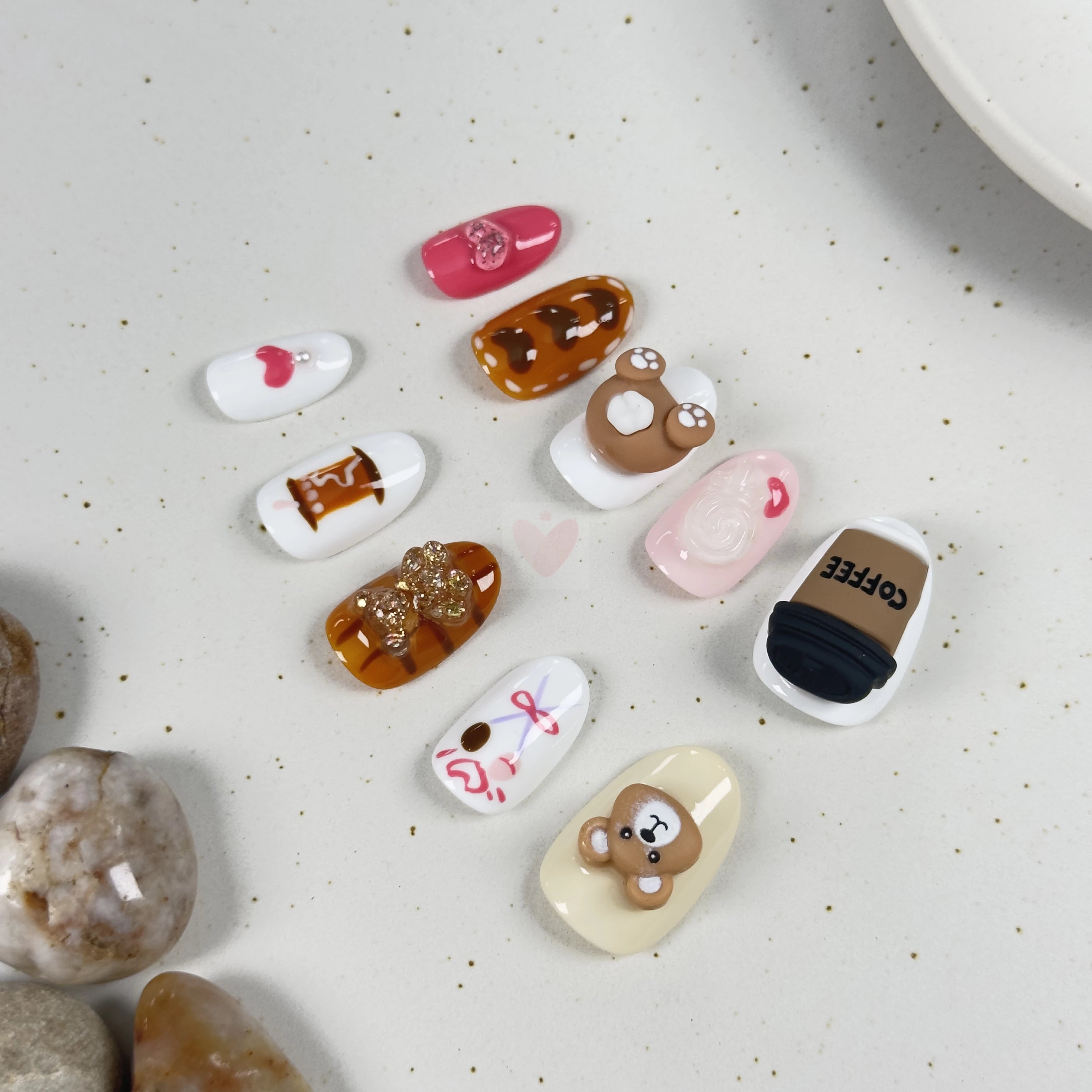 Sweet Bear Hug - Dress For Nails - Press On Nails