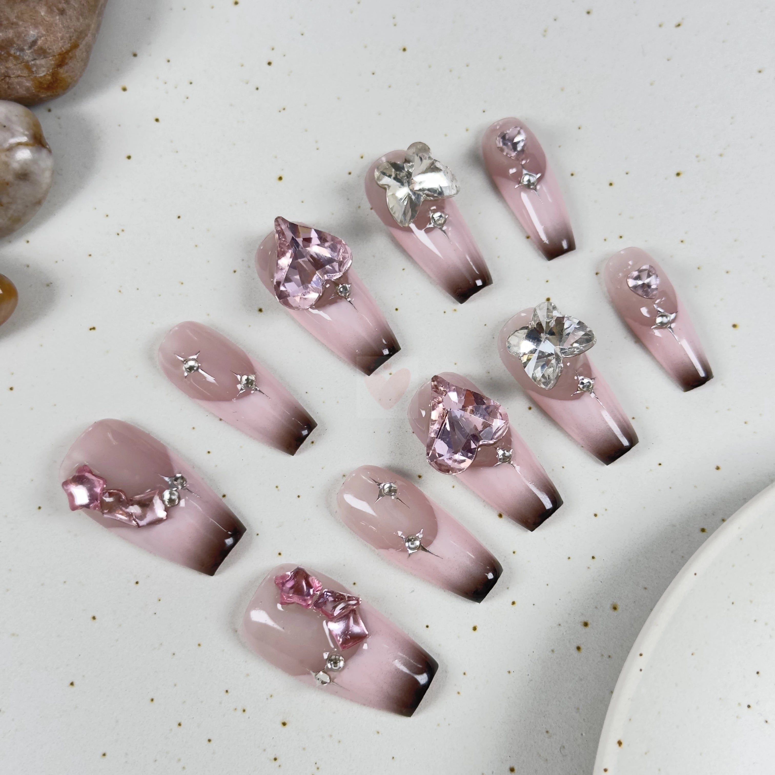 Pink Dreams - Dress For Nails - Press On Nails
