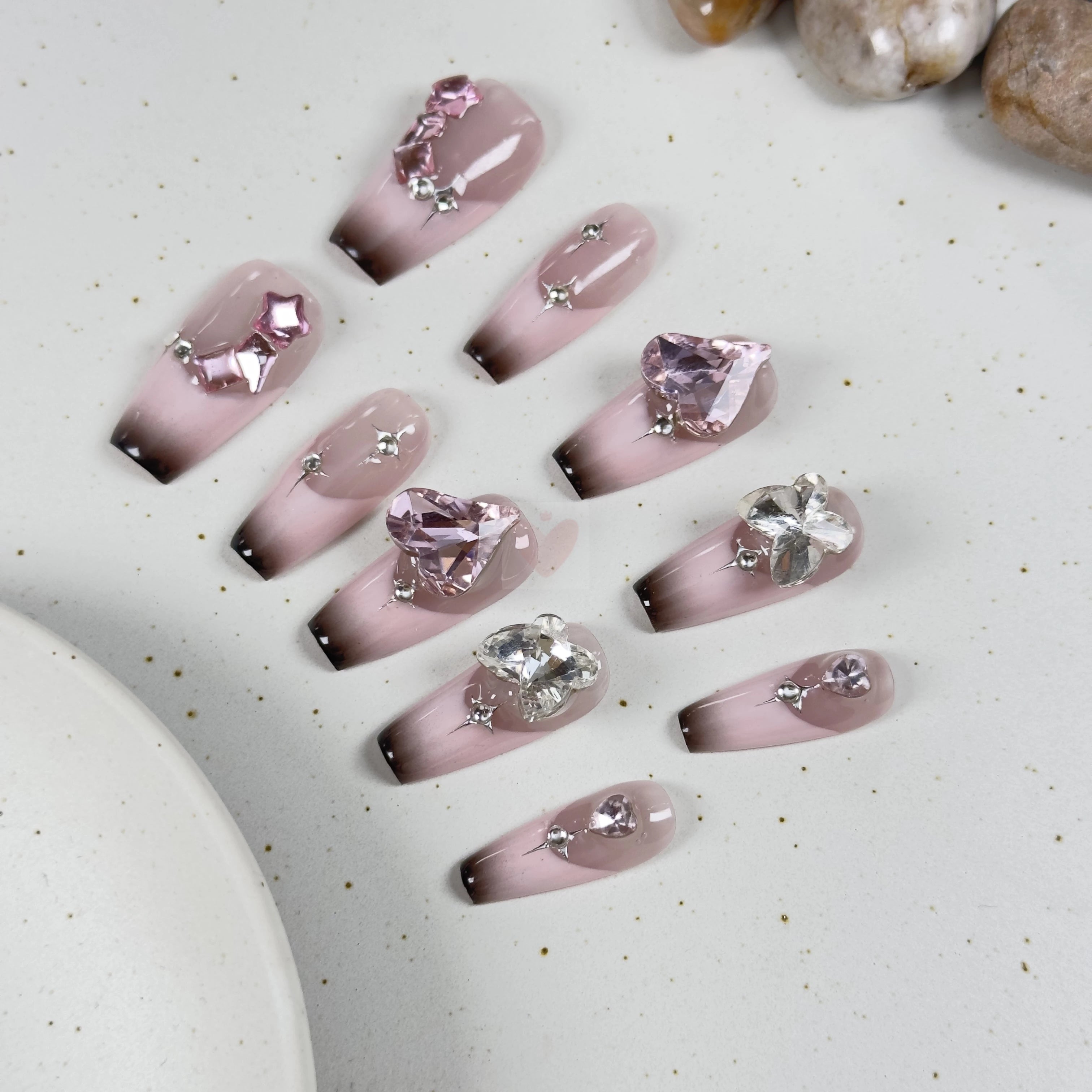 Pink Dreams - Dress For Nails - Press On Nails