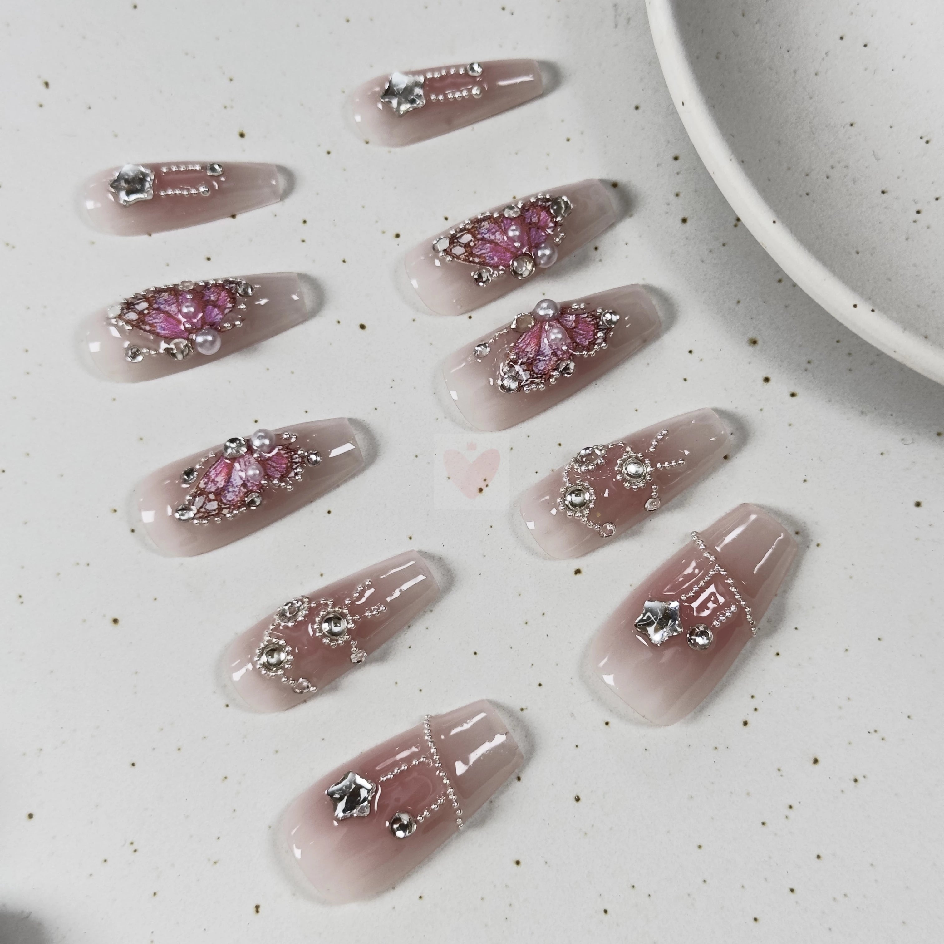 Starry Blush - Dress For Nails - Press On Nails