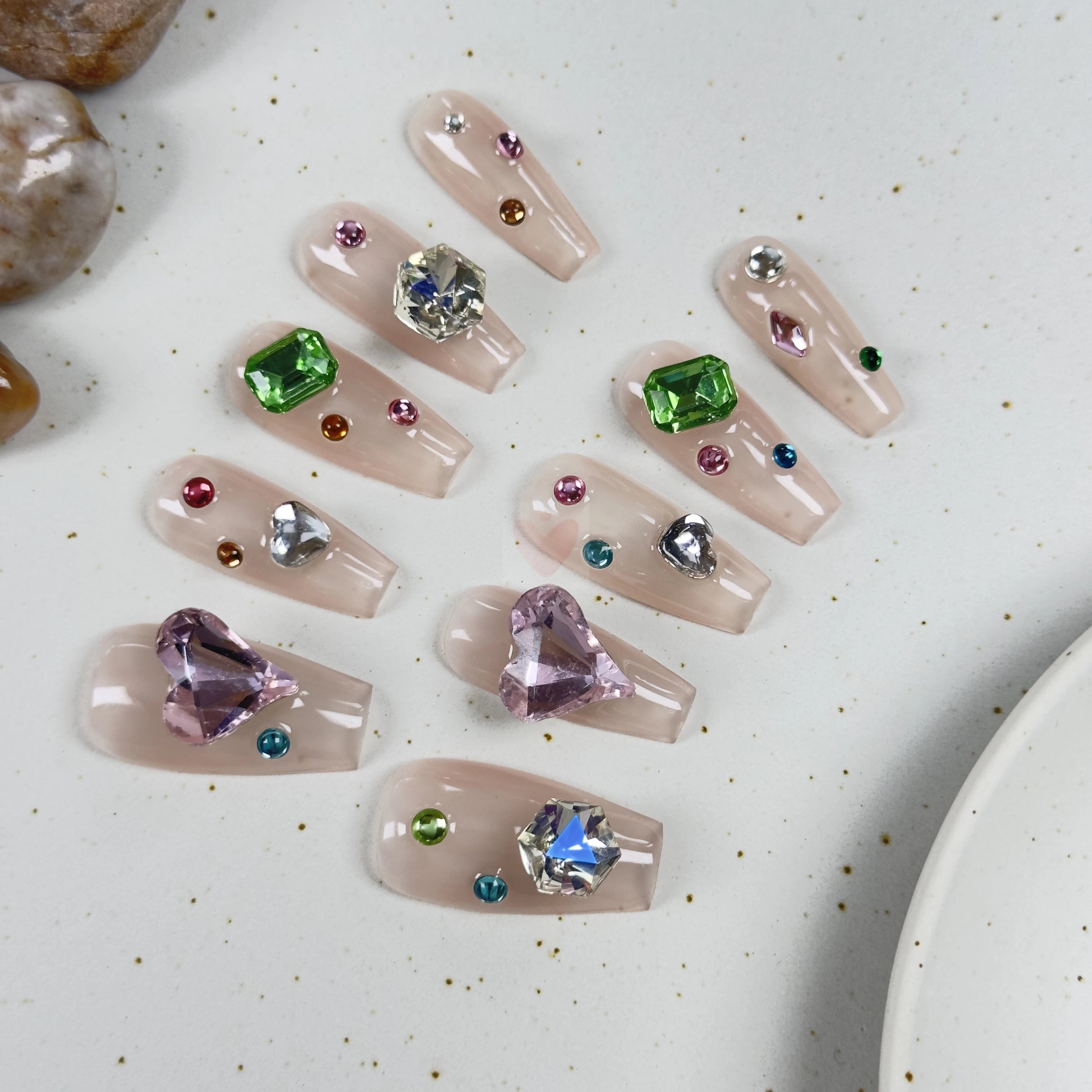 Earthly Sparkle - Dress For Nails - Press On Nails