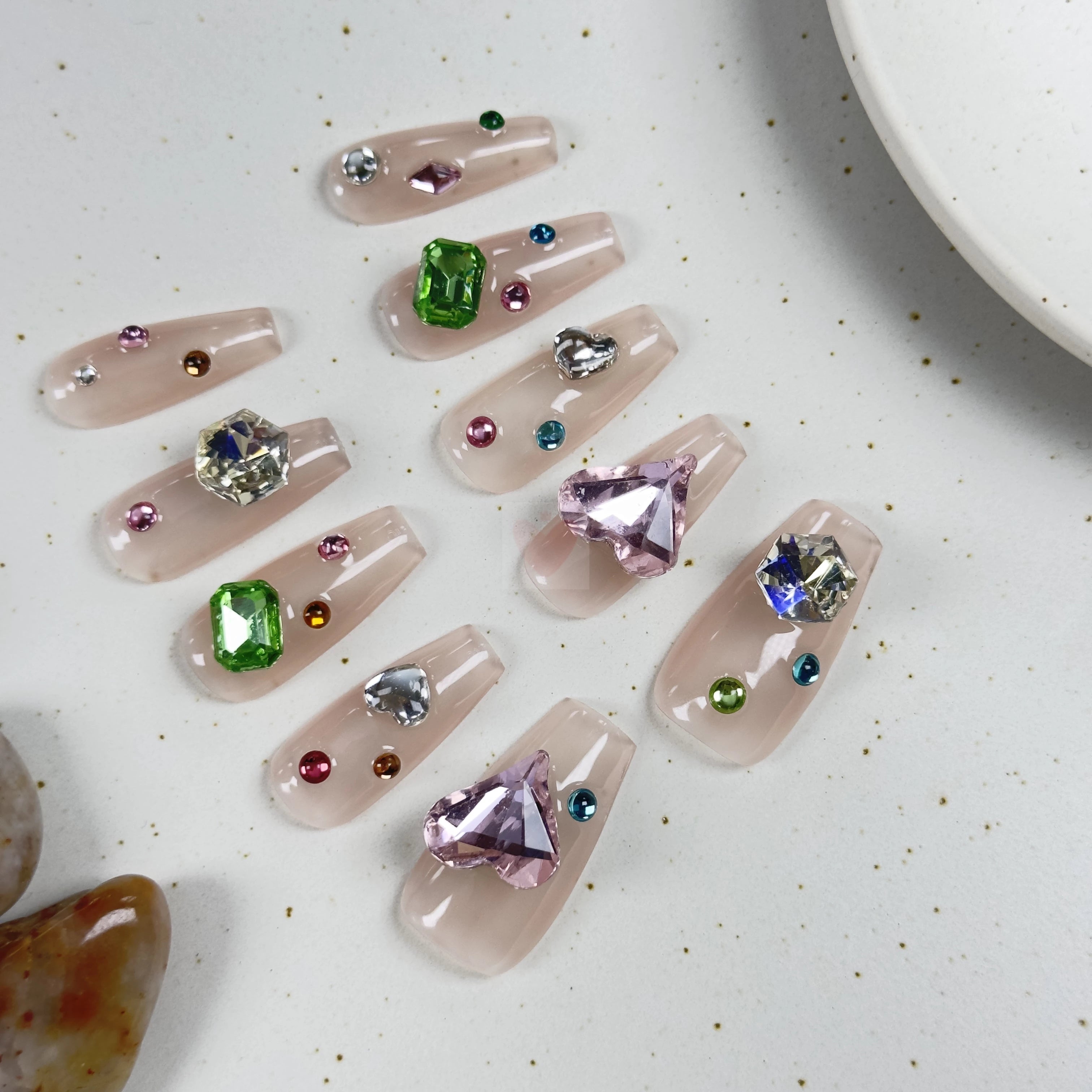Earthly Sparkle - Dress For Nails - Press On Nails