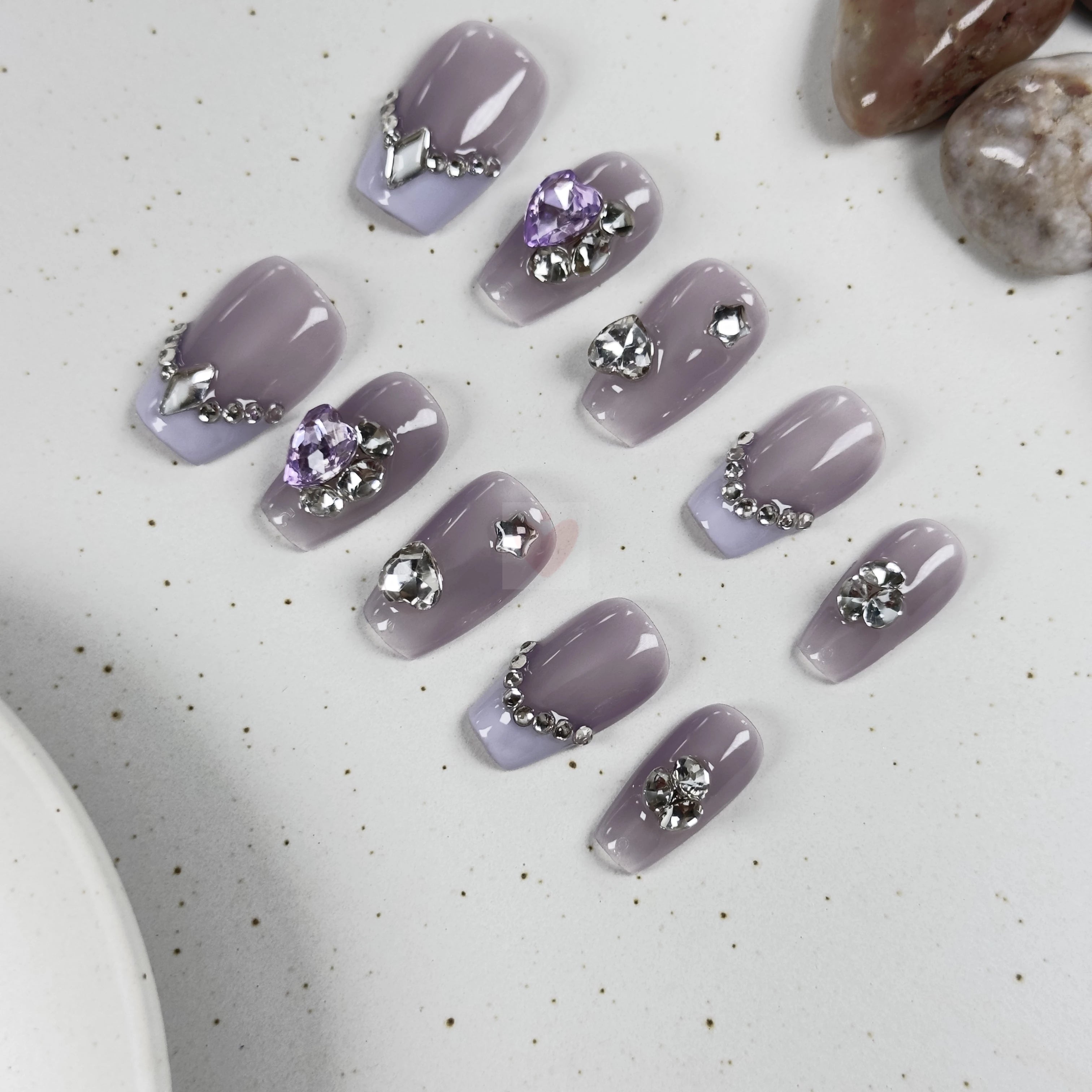 Amethyst Grace - Dress For Nails - Press On Nails