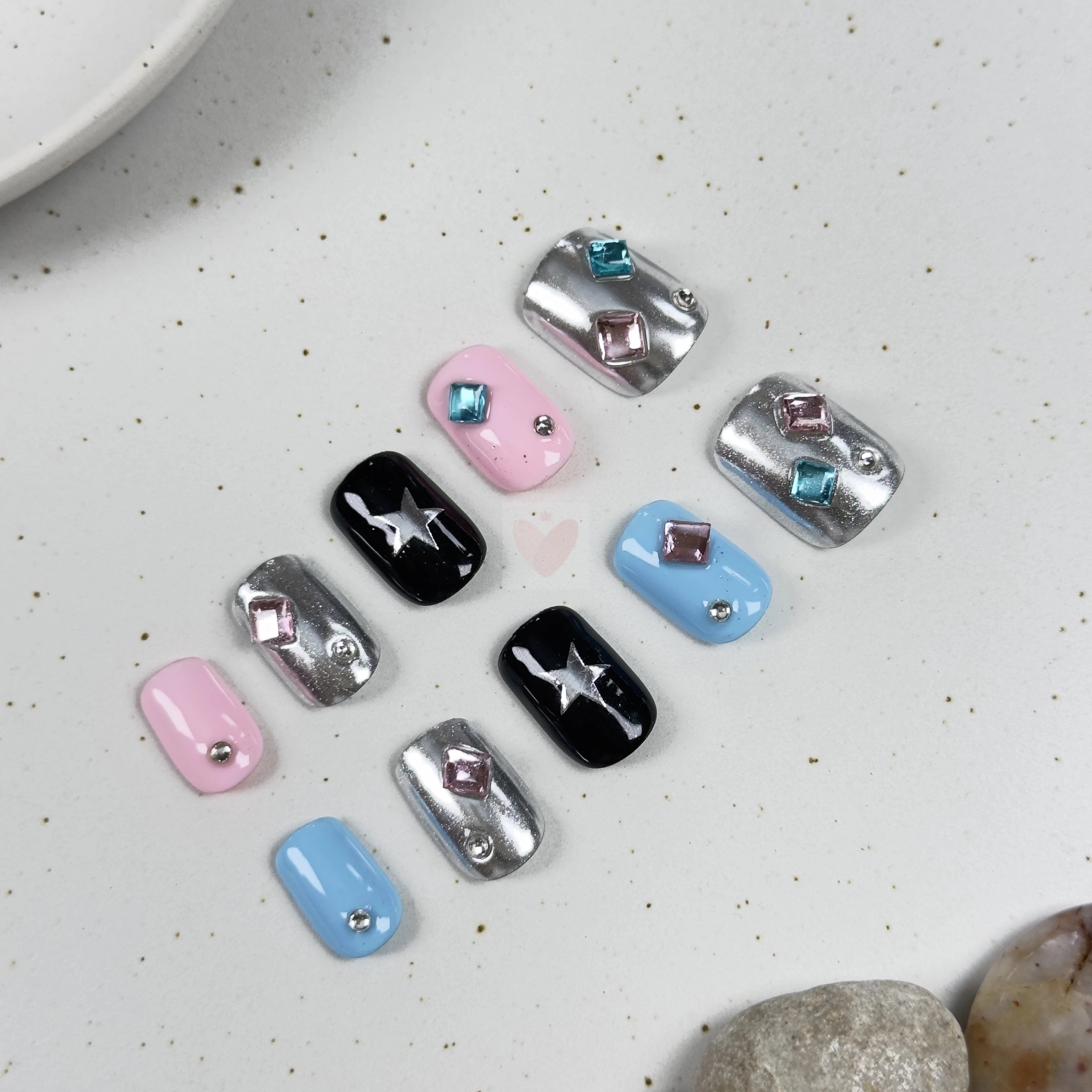 Starry Twilight - Dress For Nails - Press On Nails