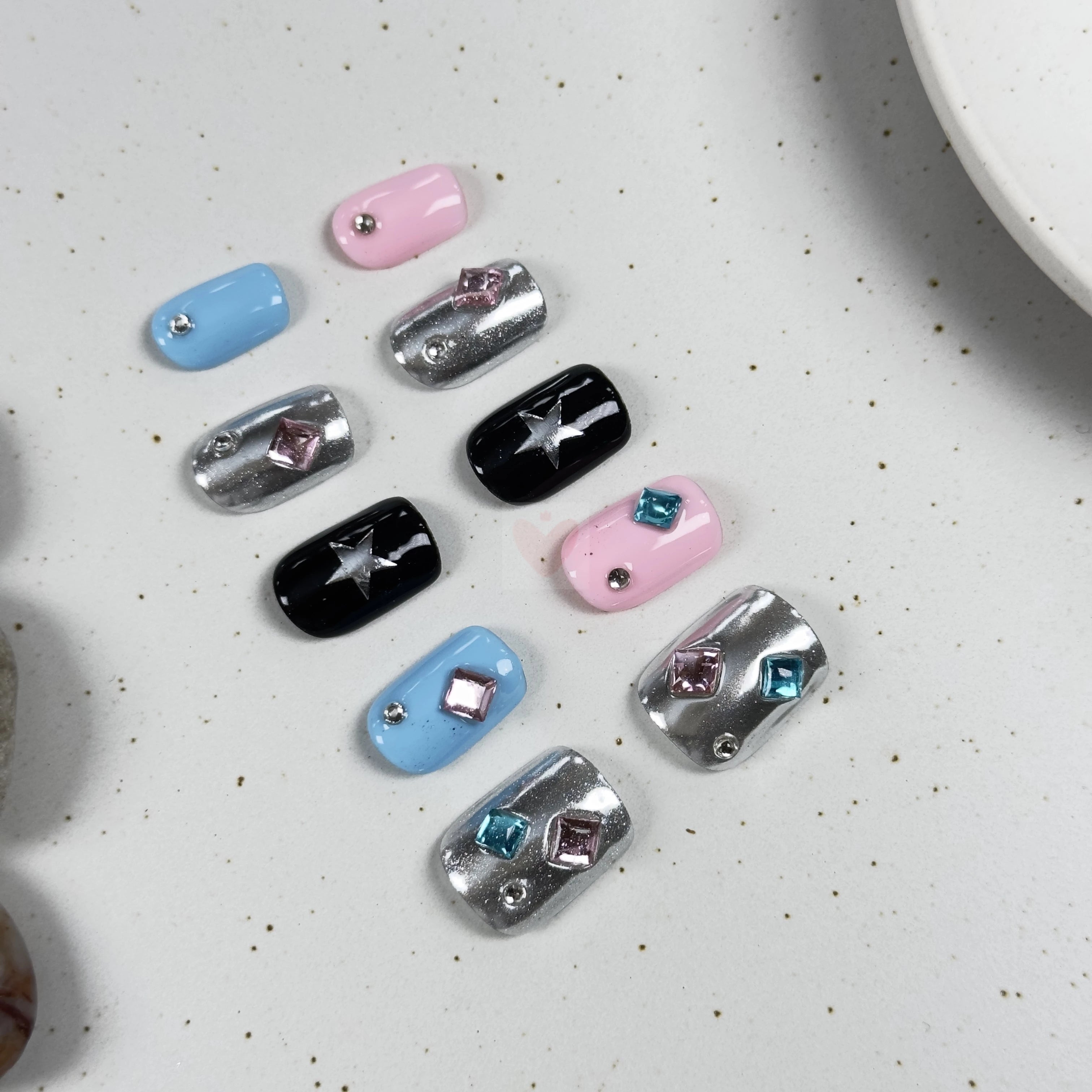 Starry Twilight - Dress For Nails - Press On Nails