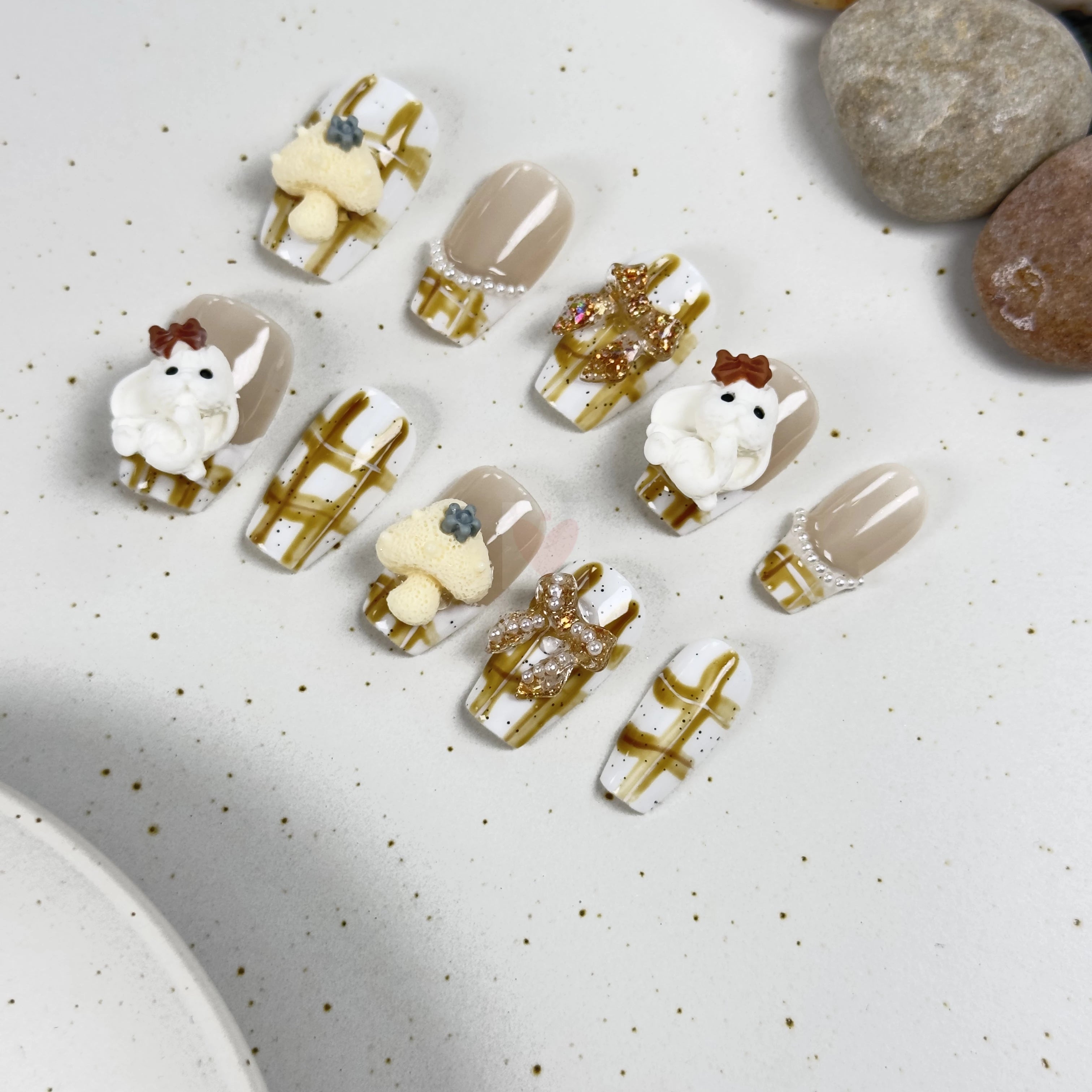 Enchanted Cafe - Dress For Nails - Press On Nails