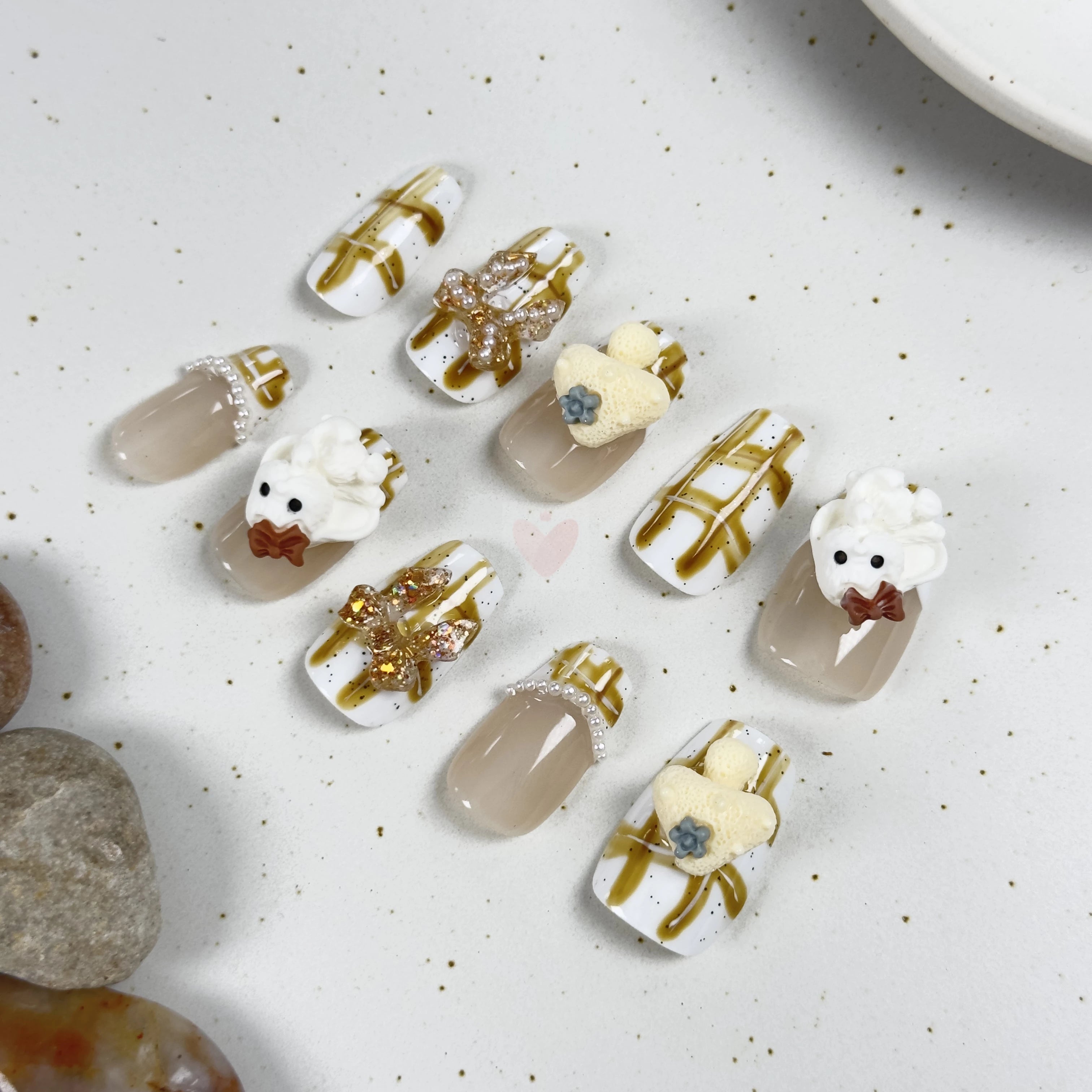 Enchanted Cafe - Dress For Nails - Press On Nails