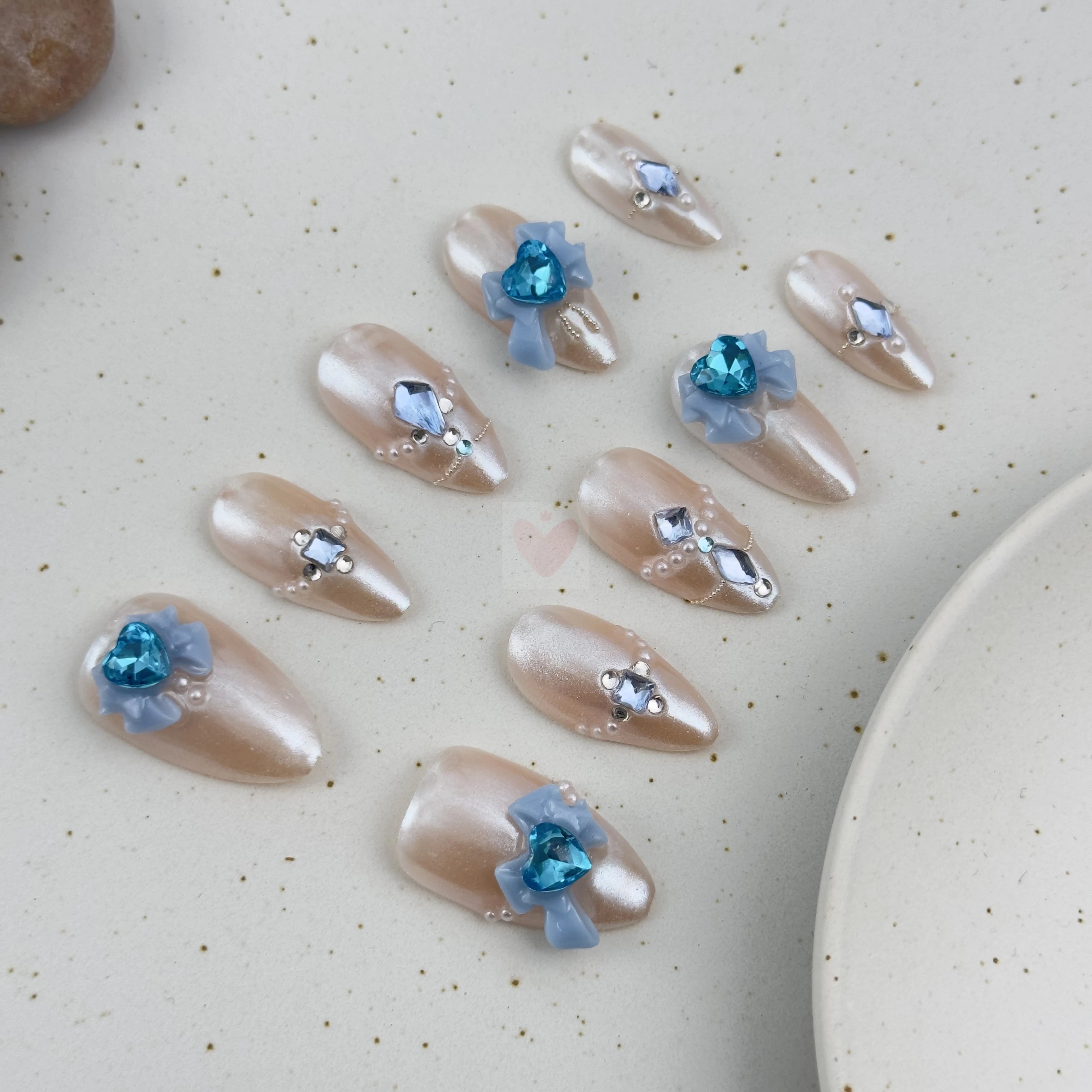 Sapphire Sparkle - Dress For Nails - Press On Nails