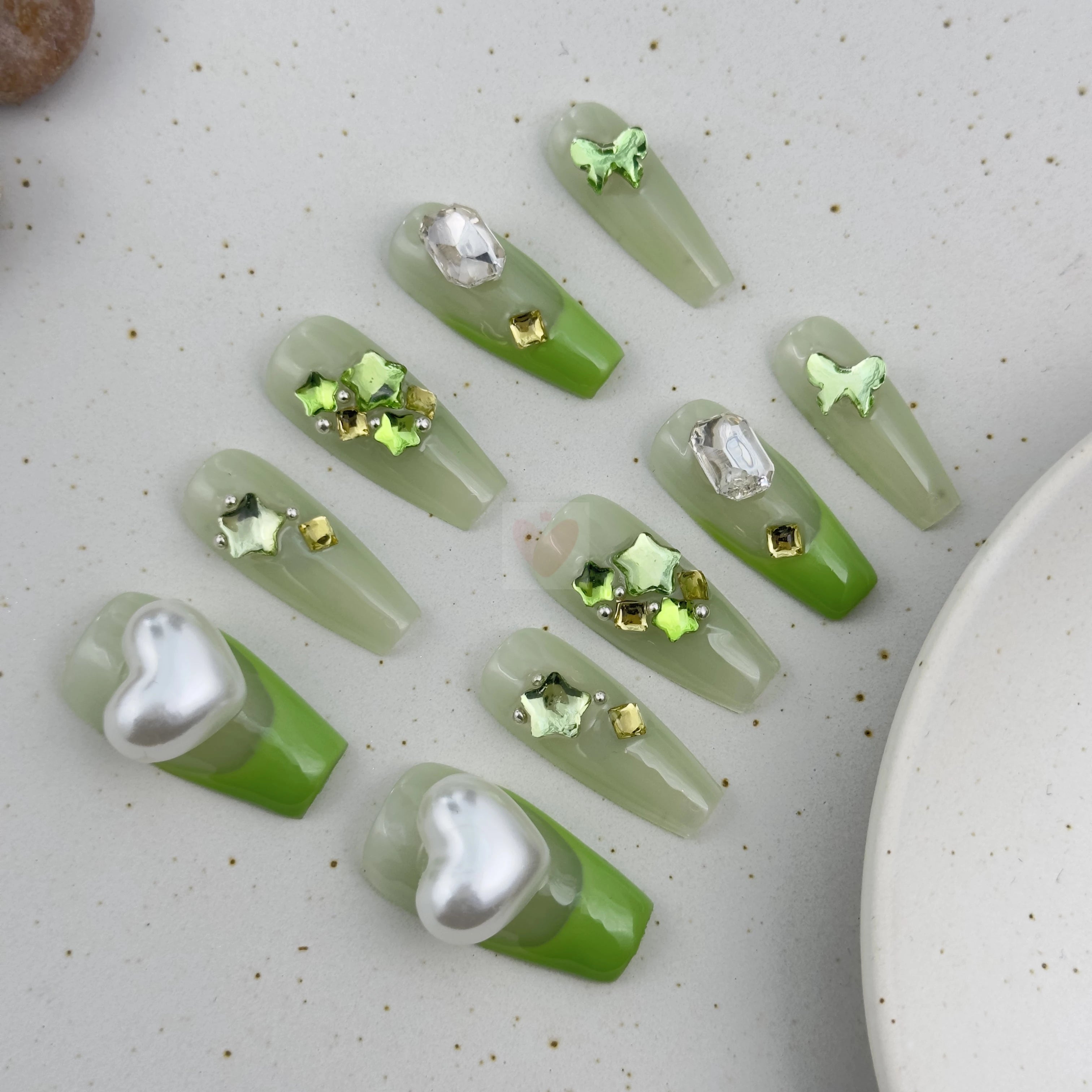 Verdant Whispers - Dress For Nails - Press On Nails