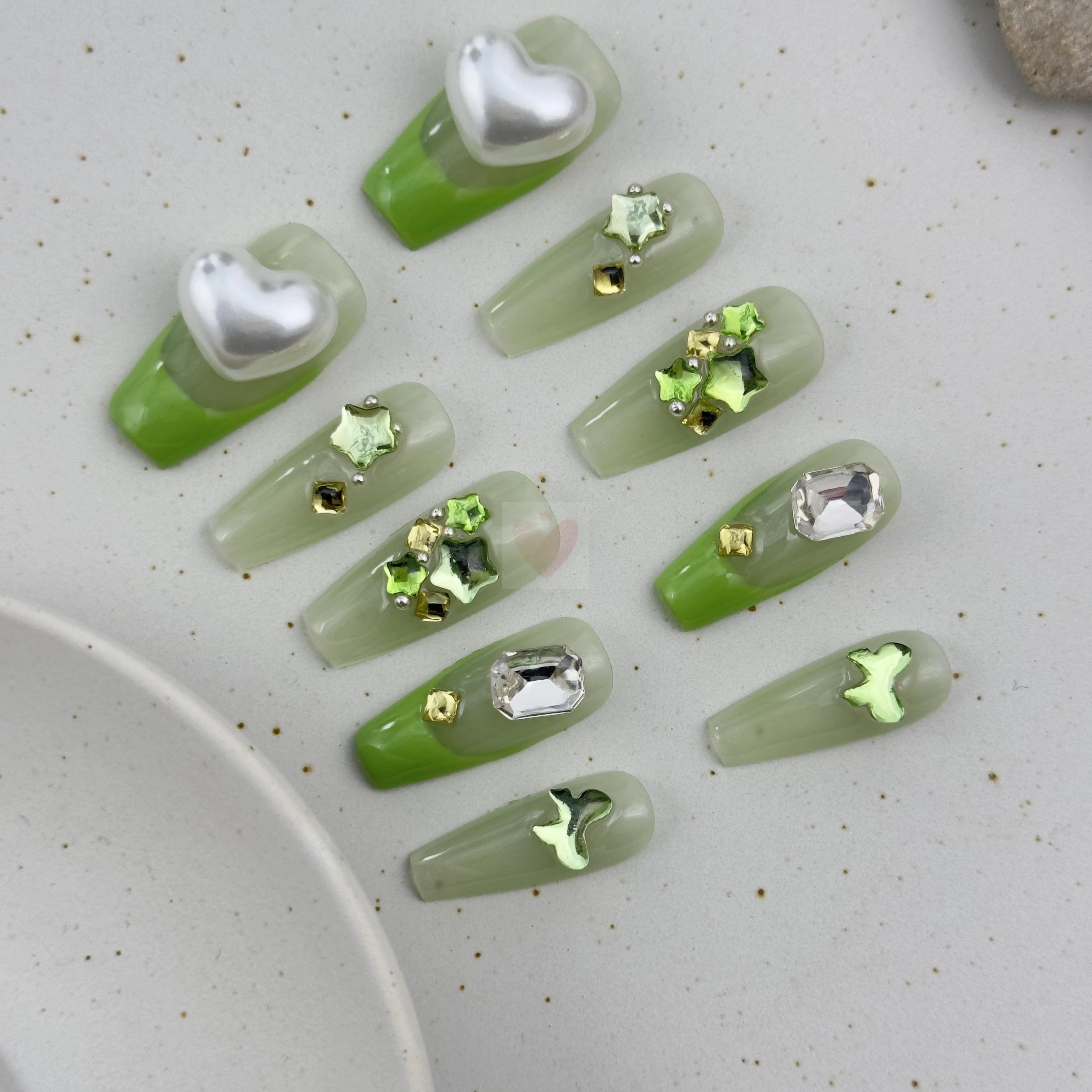 Verdant Whispers - Dress For Nails - Press On Nails