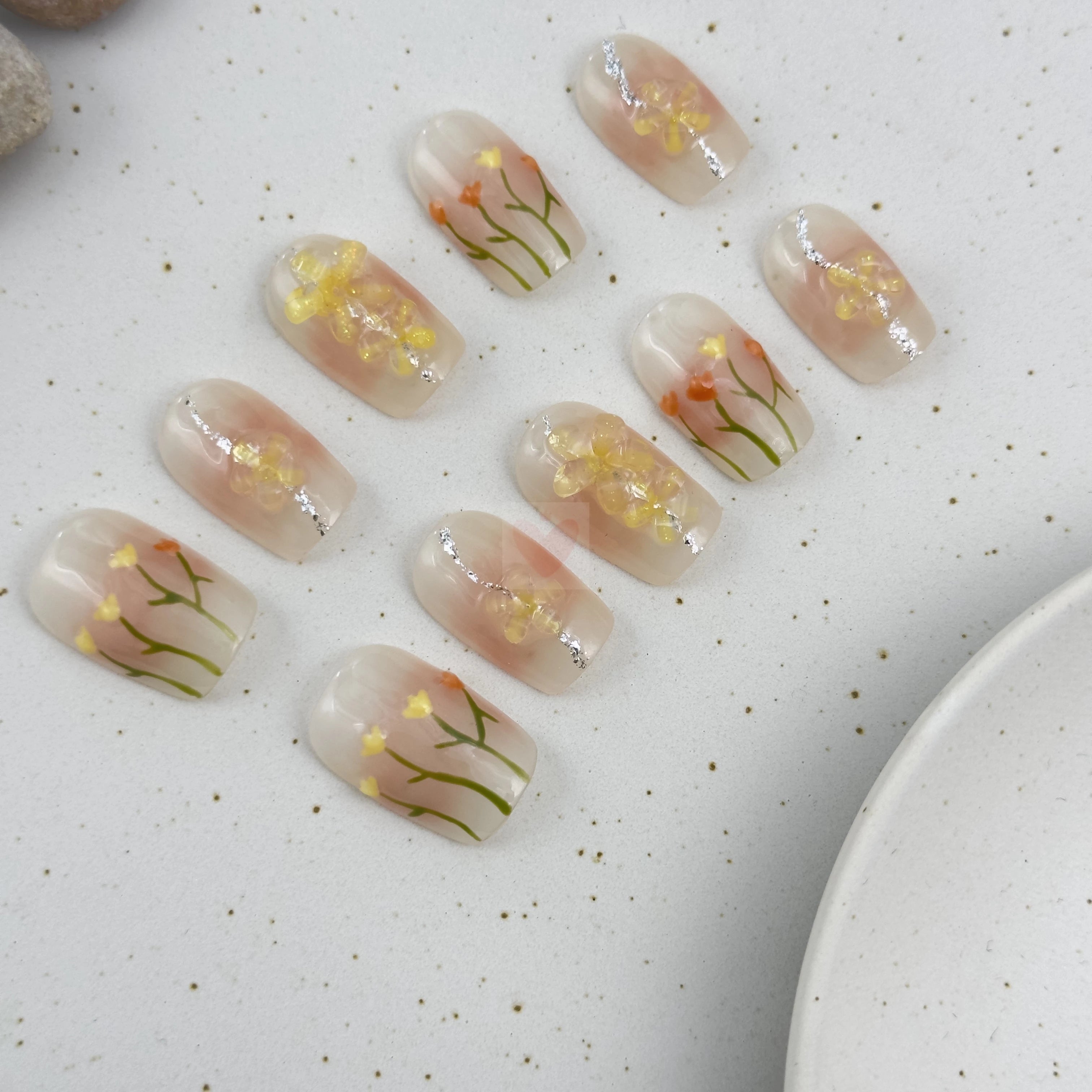 Daffodil Delight - Dress For Nails - Press On Nails