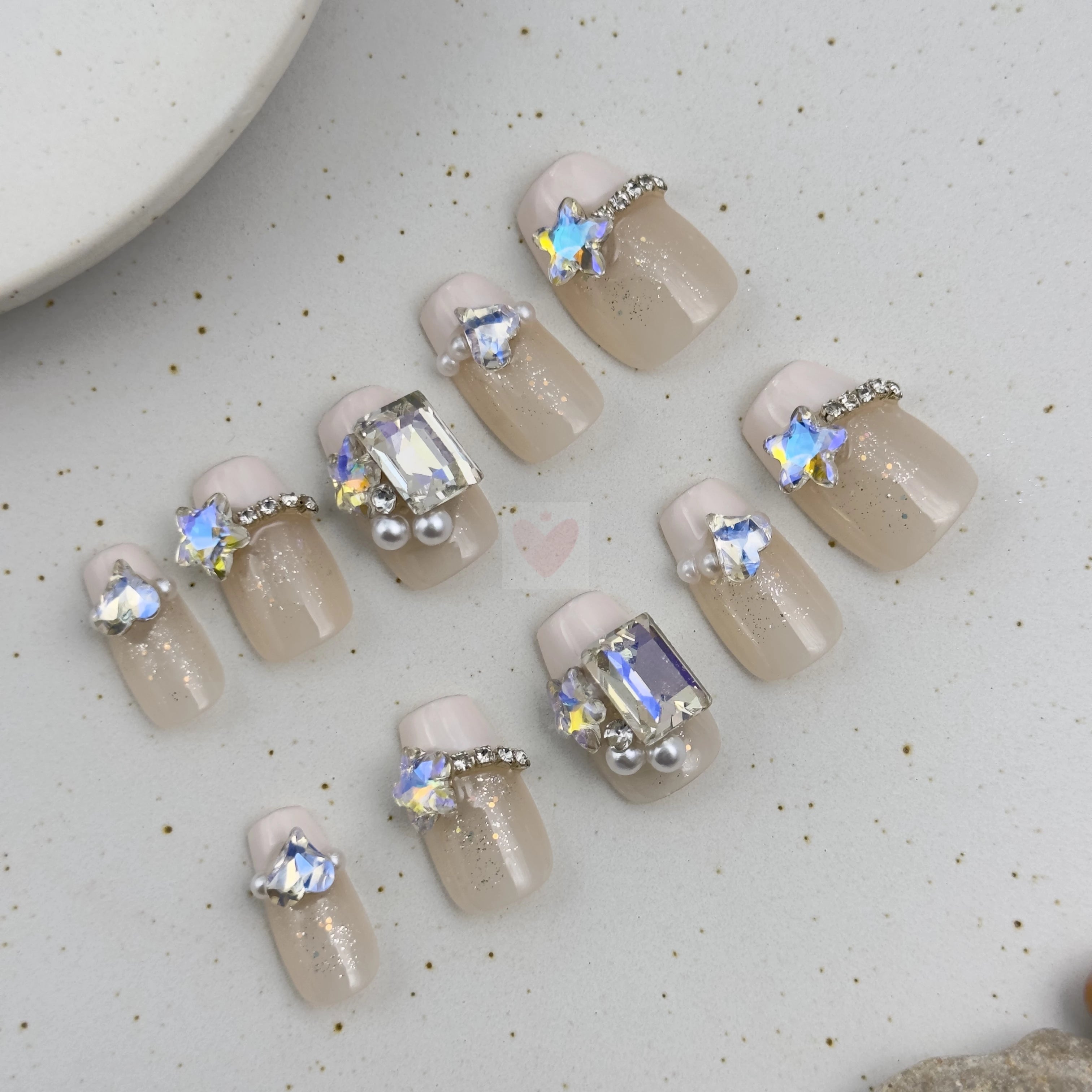 Nude Romance - Dress For Nails - Press On Nails