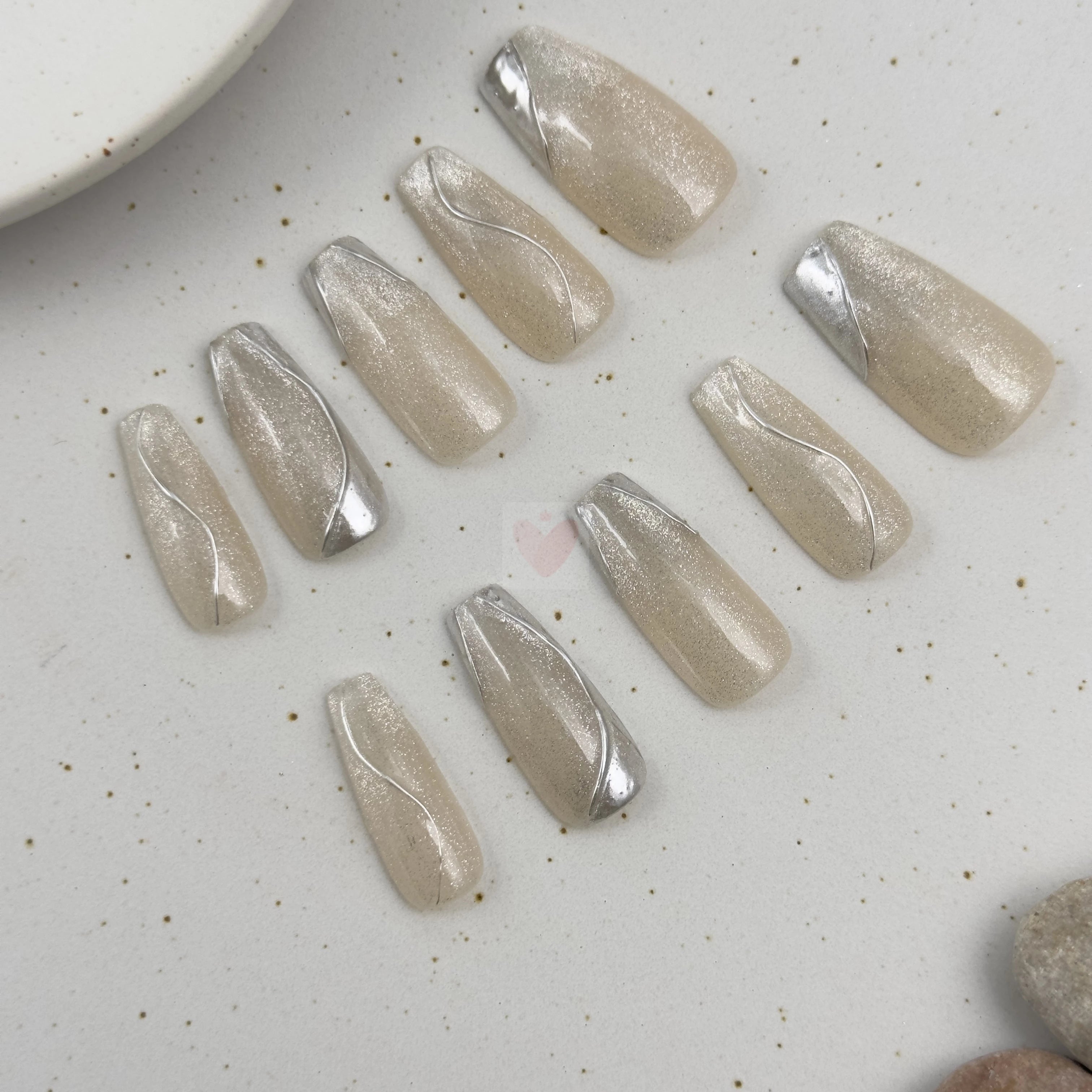 Cats Eye Glitz - Dress For Nails - Press On Nails