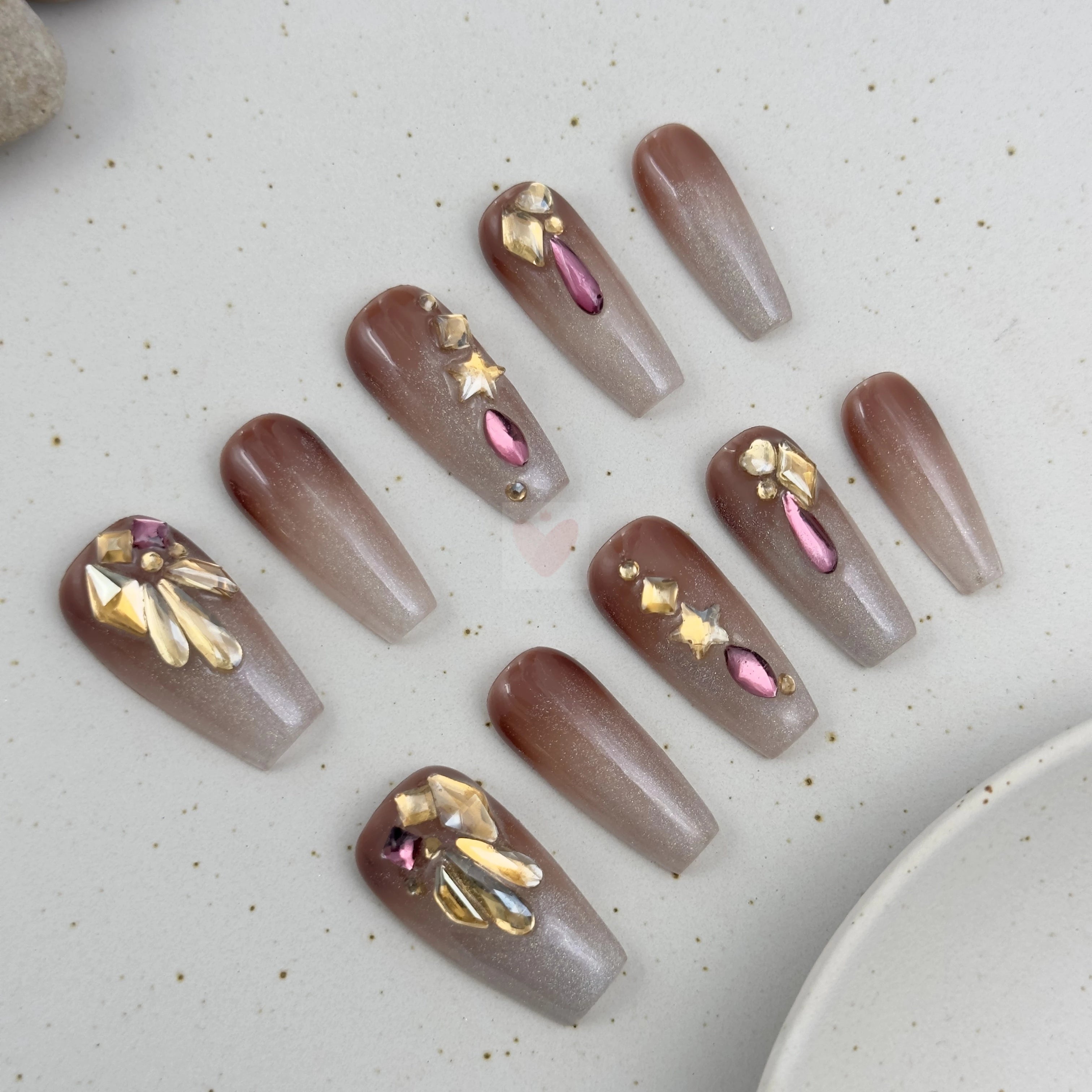 Cats Eye Elegance - Dress For Nails - Press On Nails