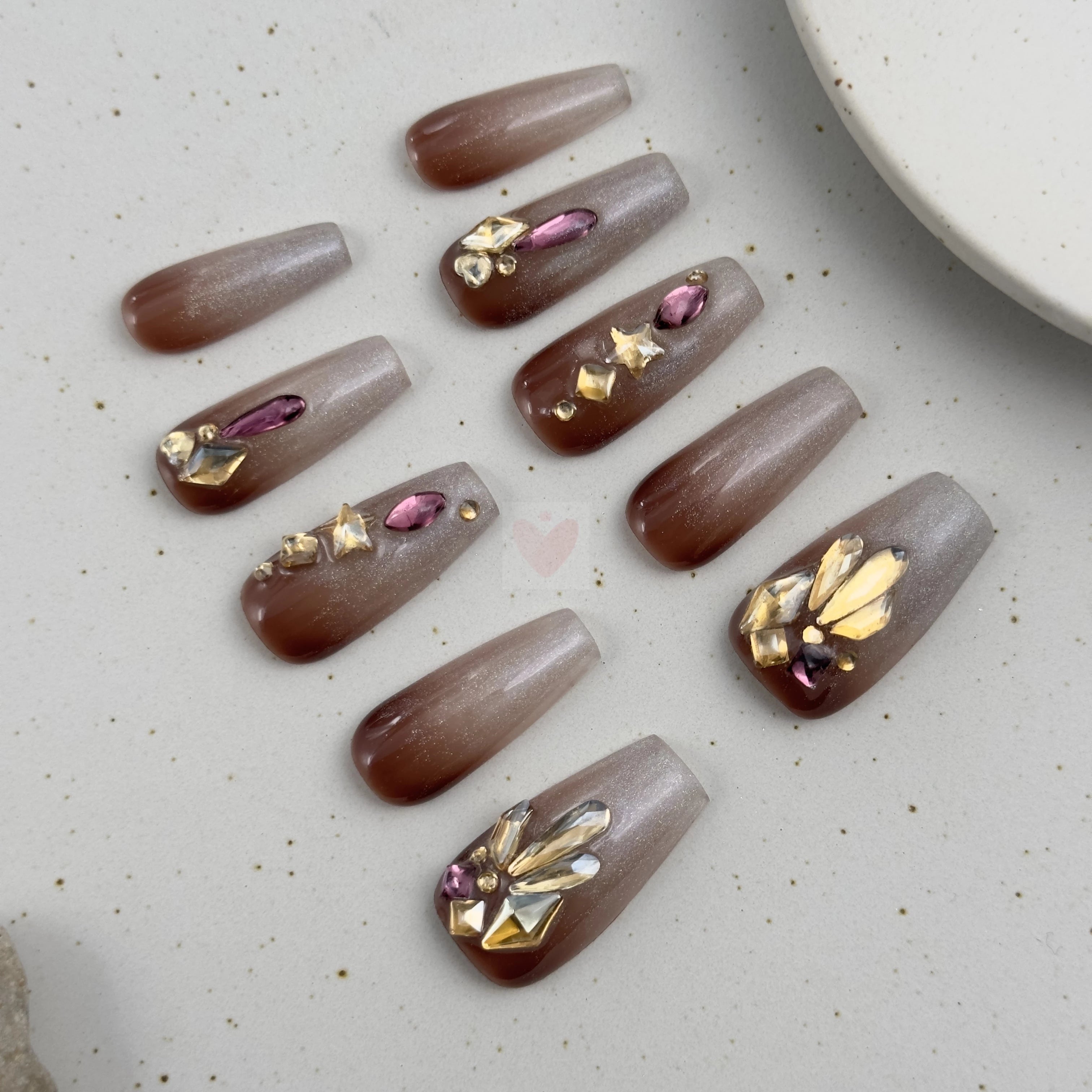 Cats Eye Elegance - Dress For Nails - Press On Nails