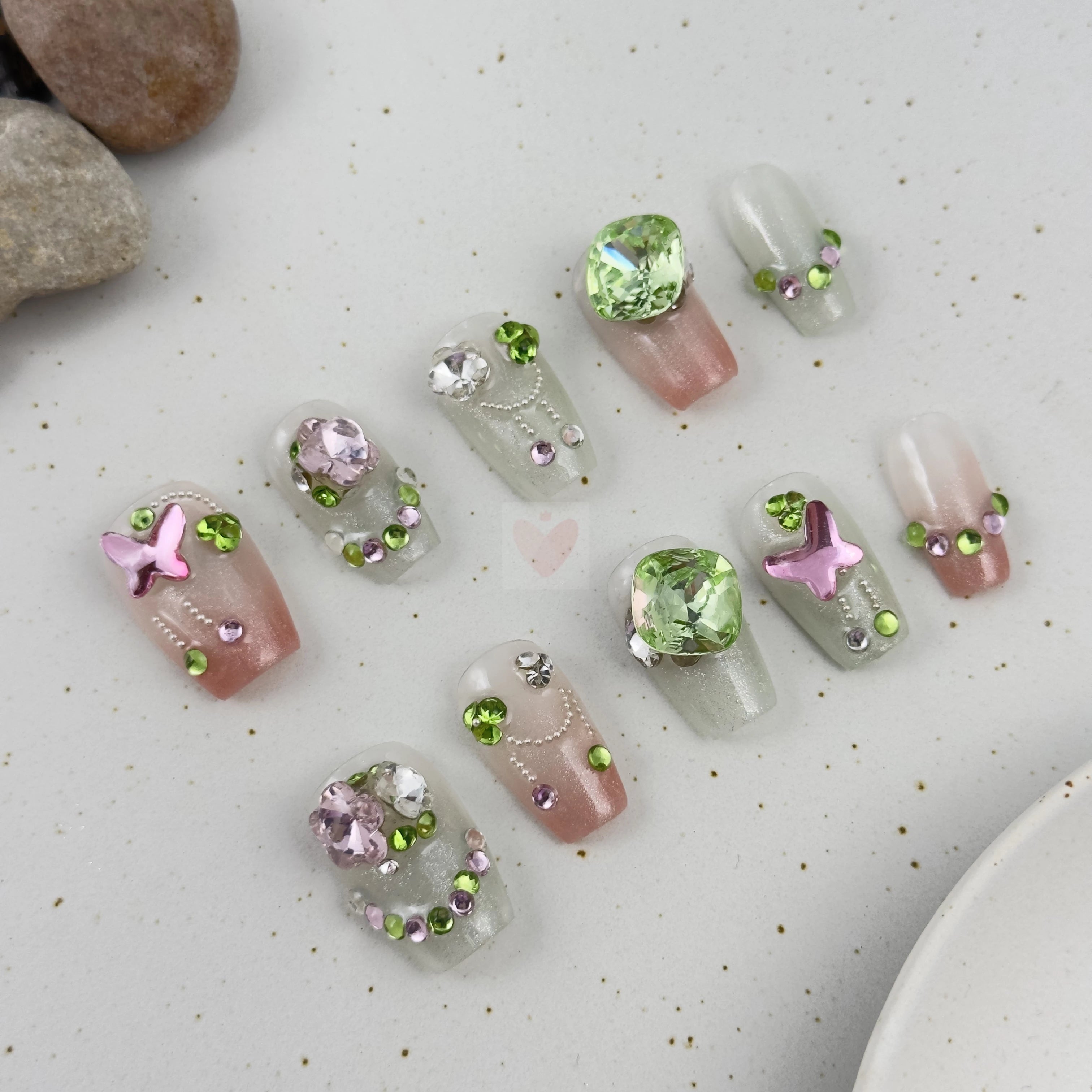 Pastel Dreamscape - Dress For Nails - Press On Nails