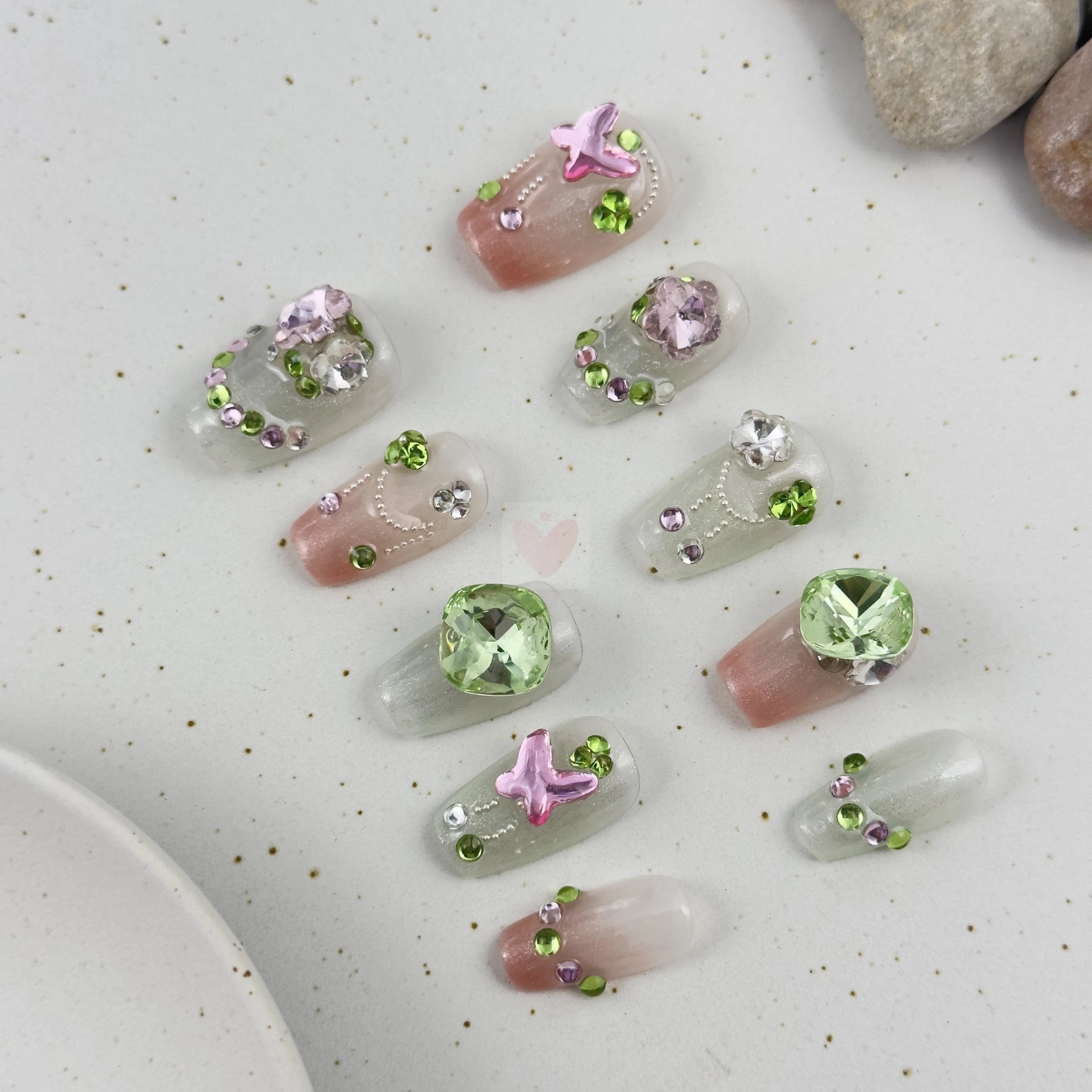 Pastel Dreamscape - Dress For Nails - Press On Nails