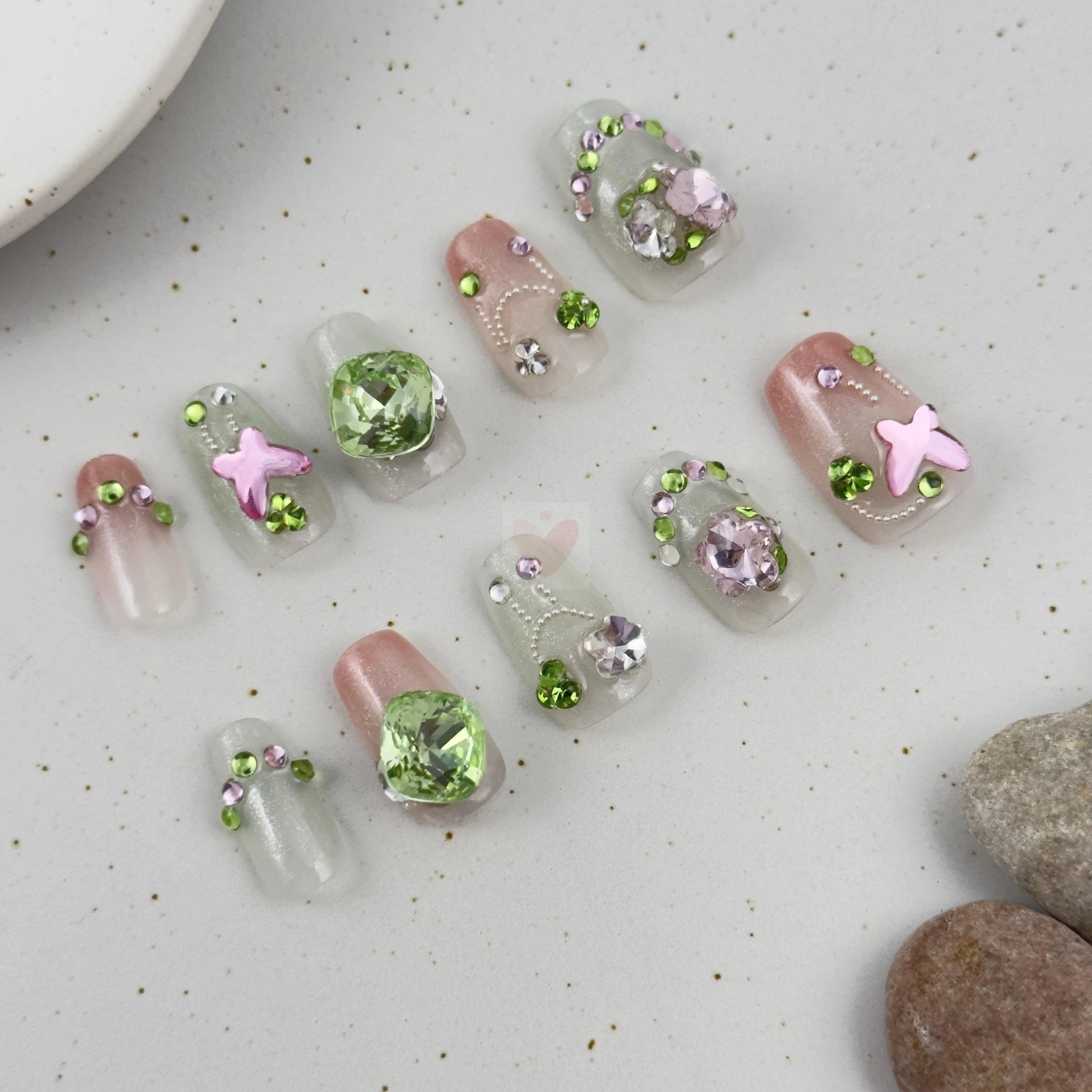 Pastel Dreamscape - Dress For Nails - Press On Nails