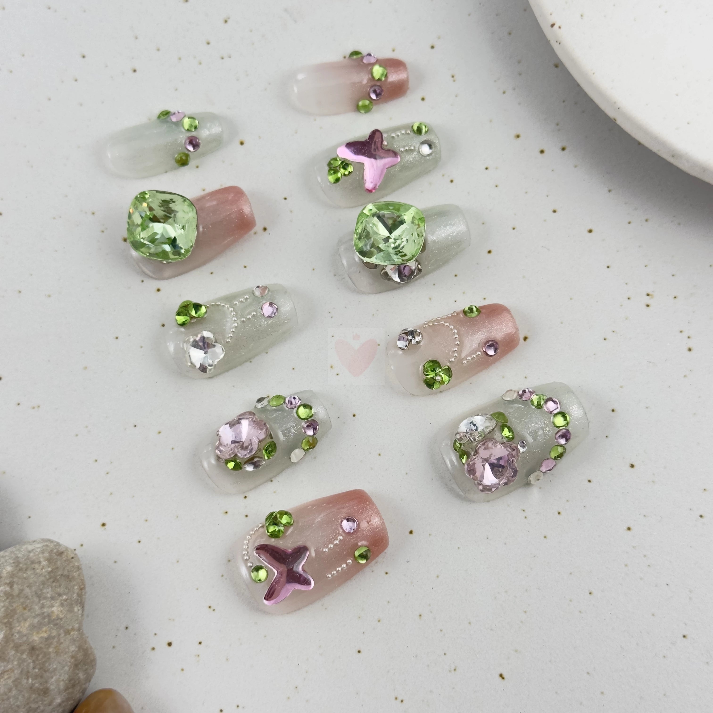 Pastel Dreamscape - Dress For Nails - Press On Nails