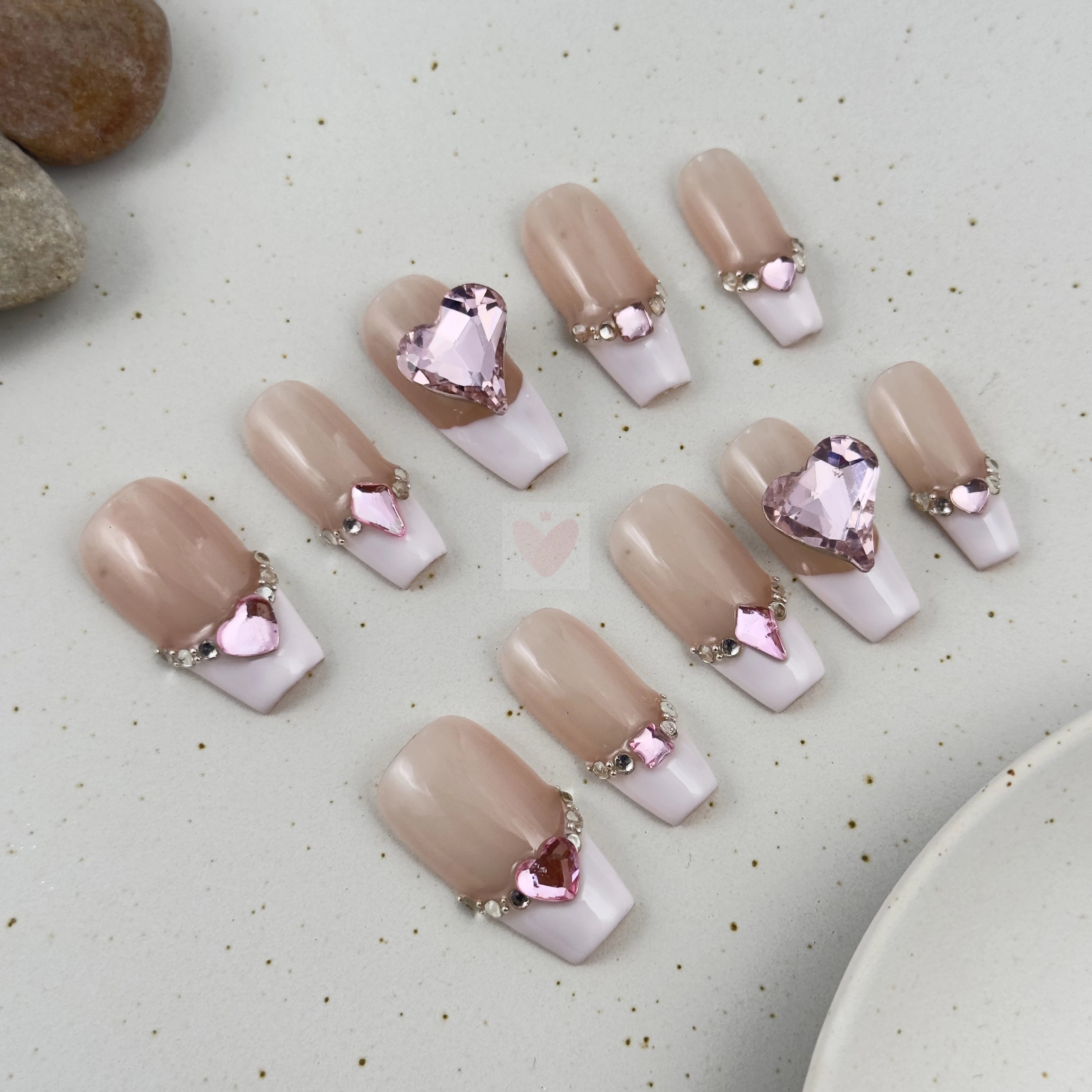 Heartfelt French - Dress For Nails - Press On Nails