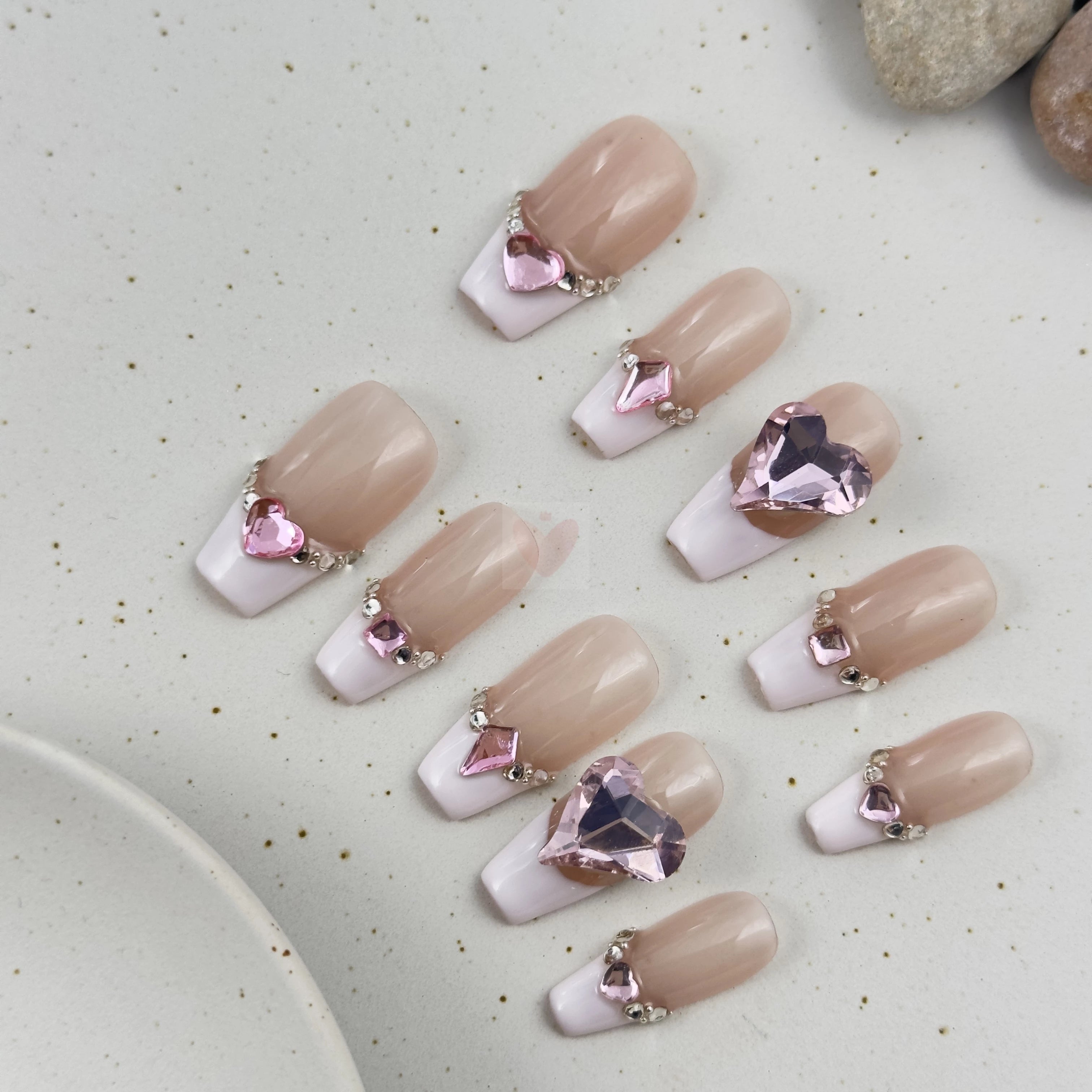 Heartfelt French - Dress For Nails - Press On Nails