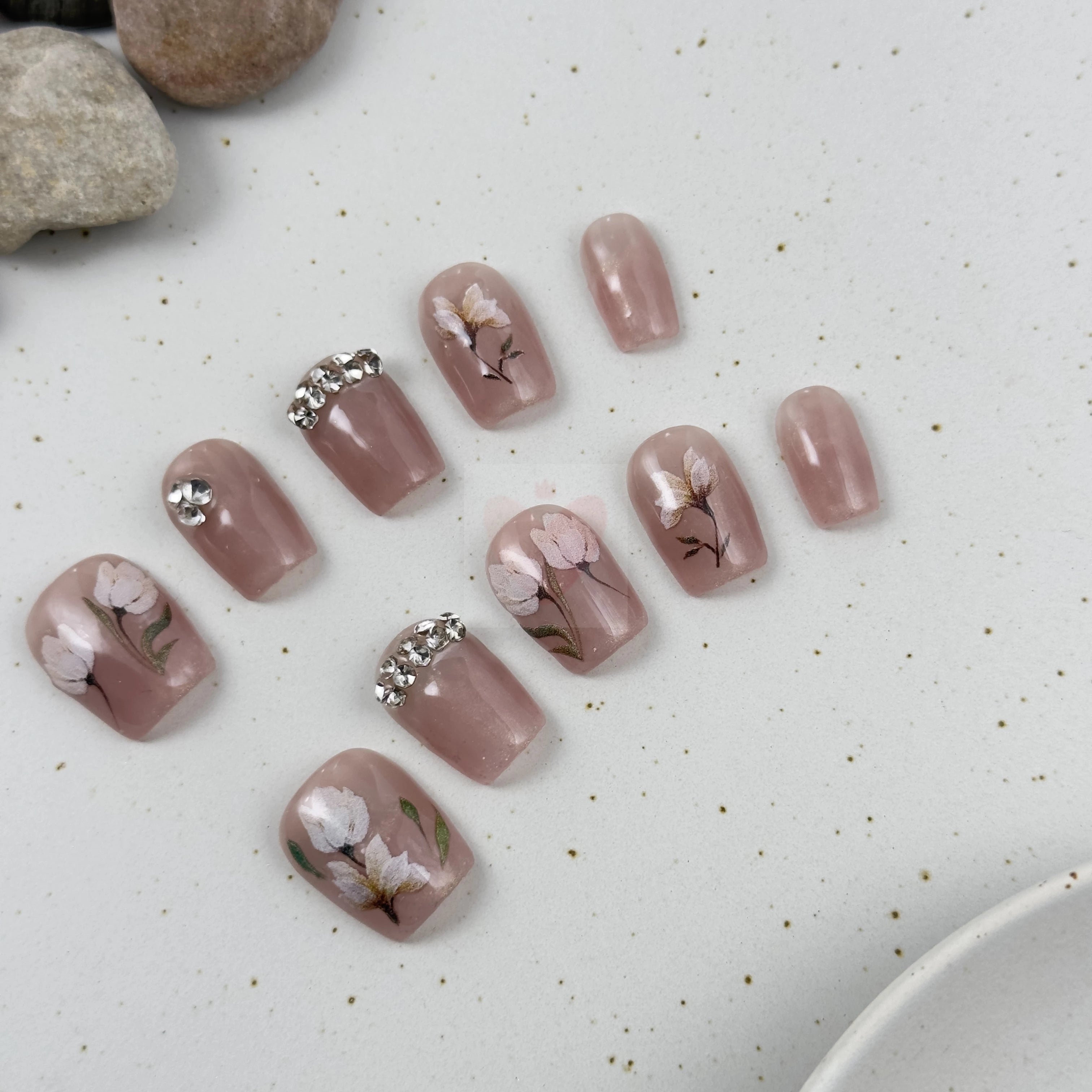 Blossoming Beauty - Dress For Nails - Press On Nails