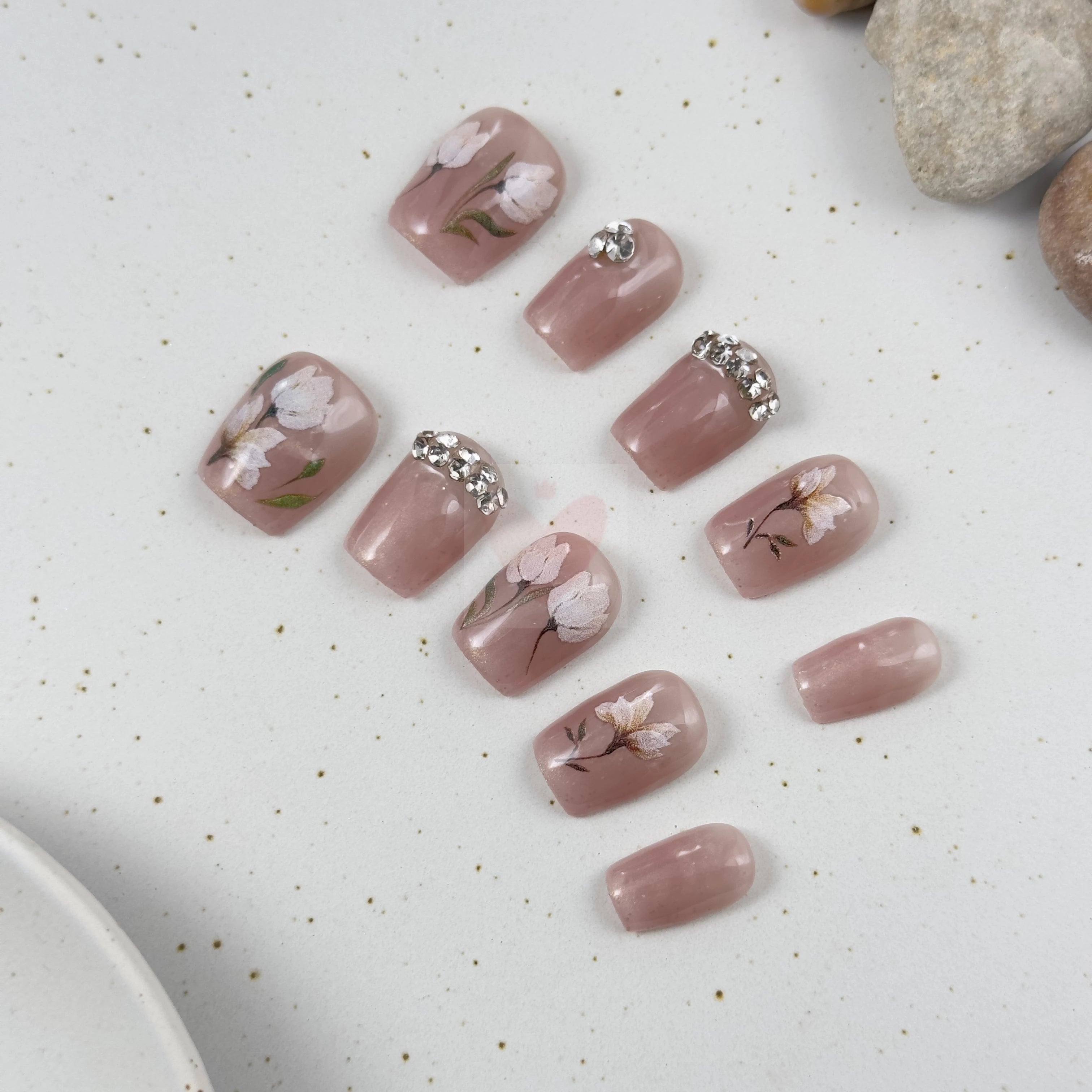 Blossoming Beauty - Dress For Nails - Press On Nails