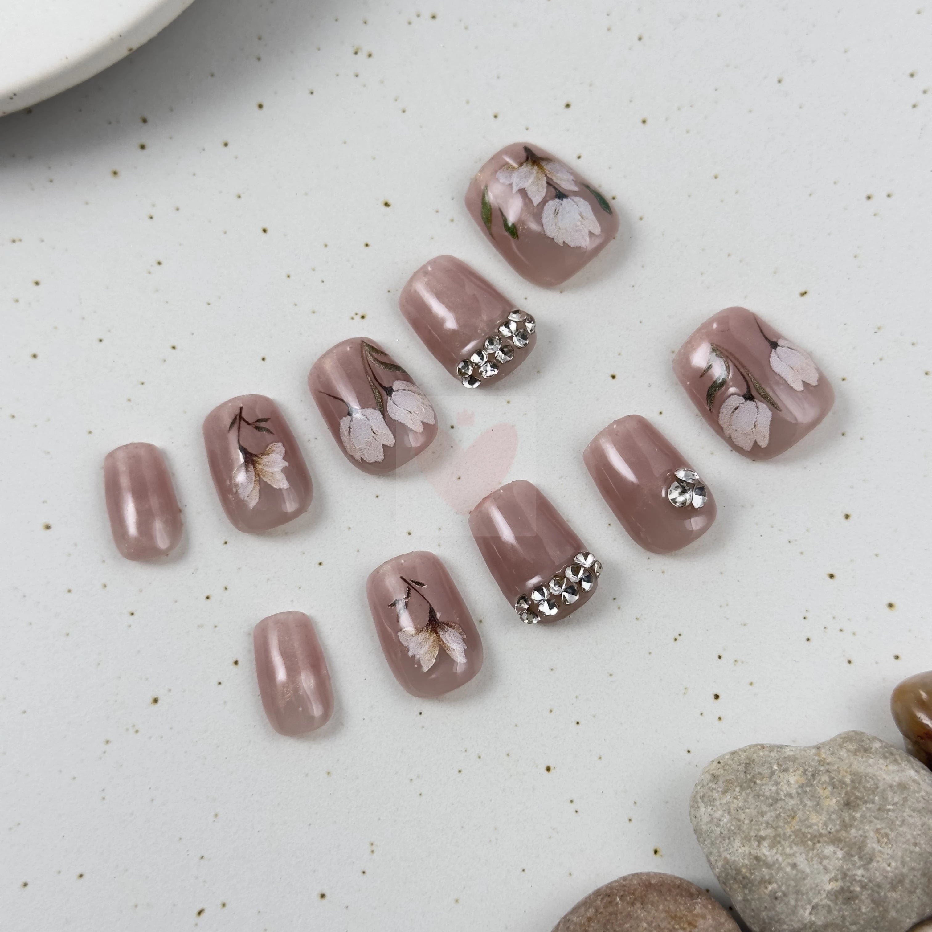 Blossoming Beauty - Dress For Nails - Press On Nails