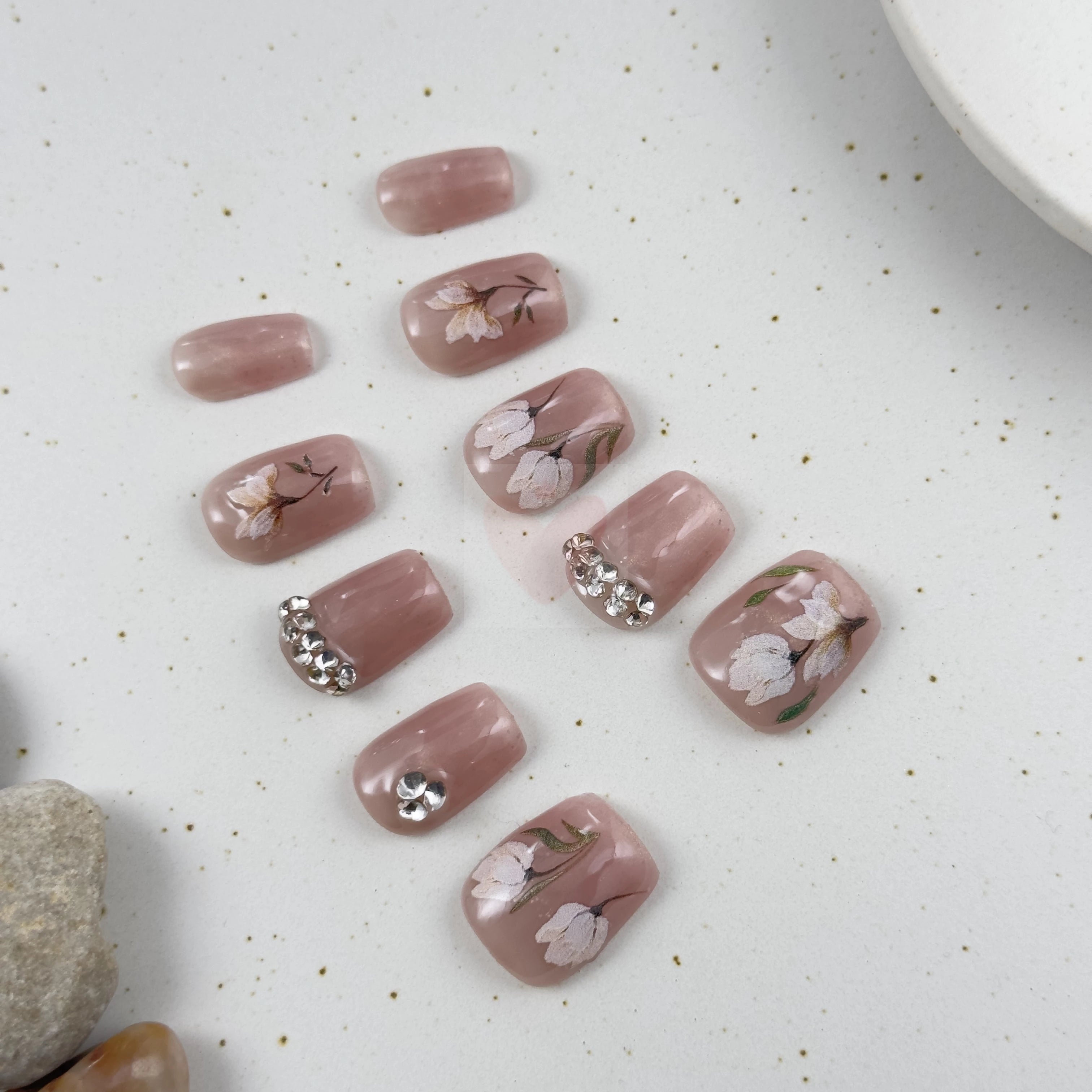 Blossoming Beauty - Dress For Nails - Press On Nails