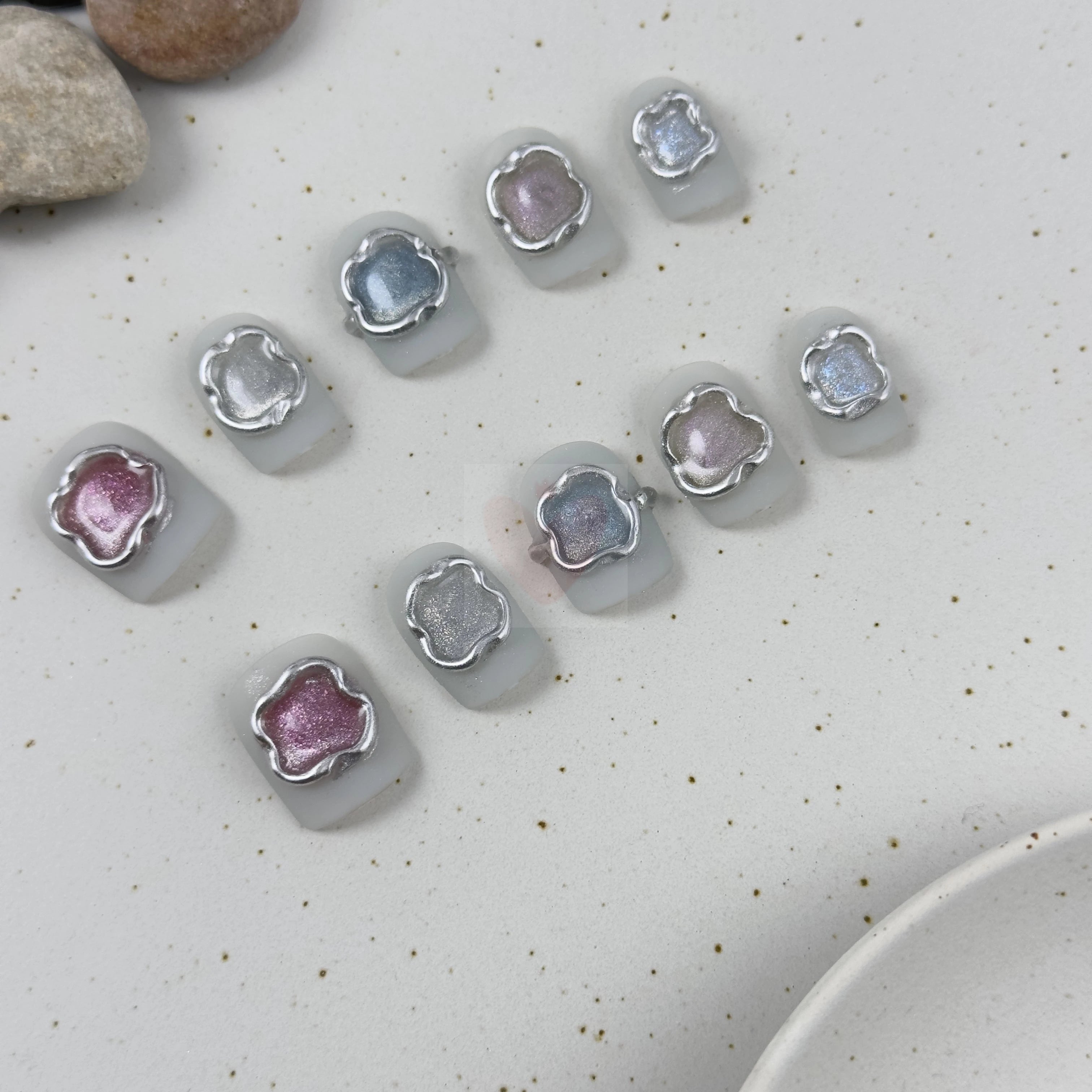 Whimsical Matte Splendor - Dress For Nails - Press On Nails