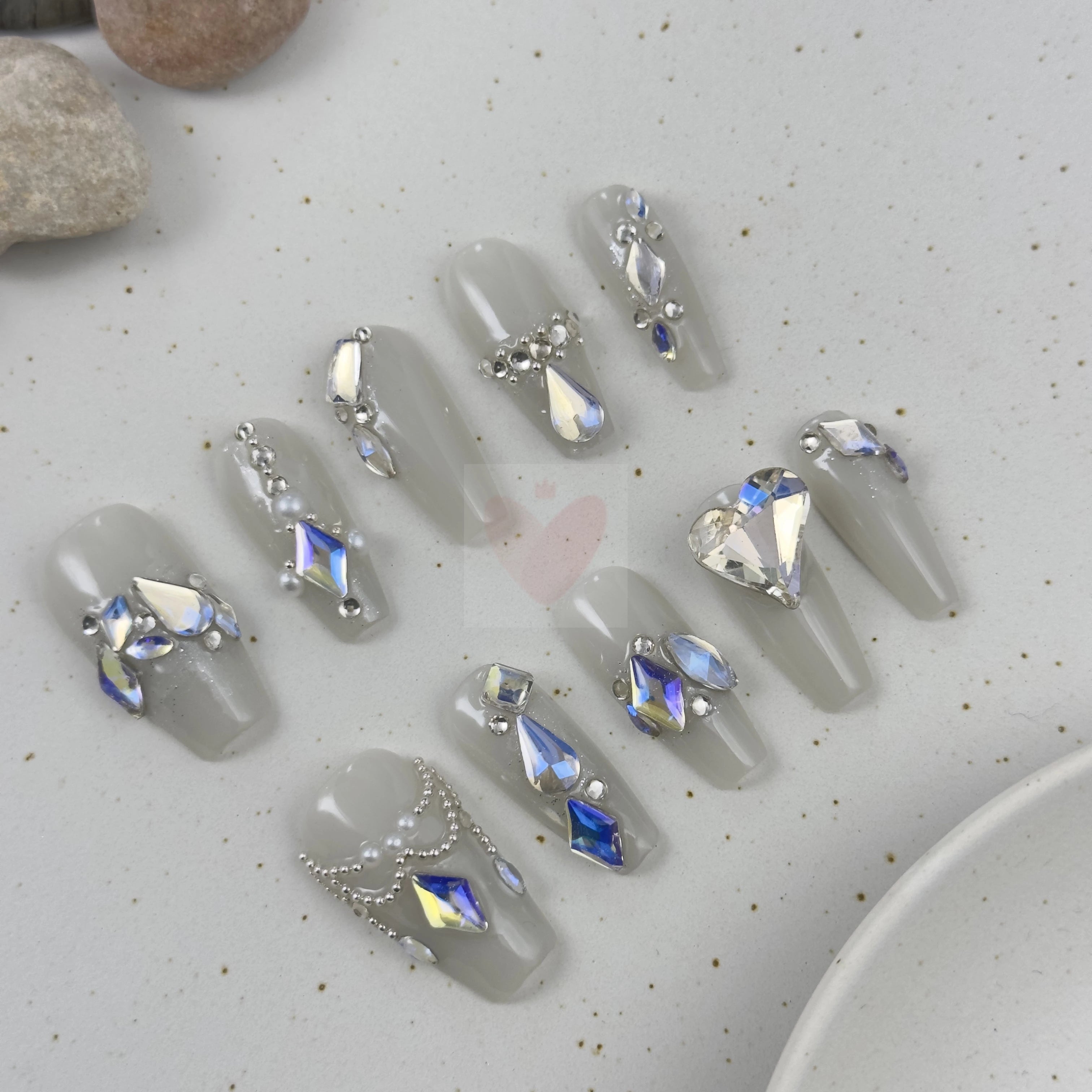 Golden Crown Jewel - Dress For Nails - Press On Nails