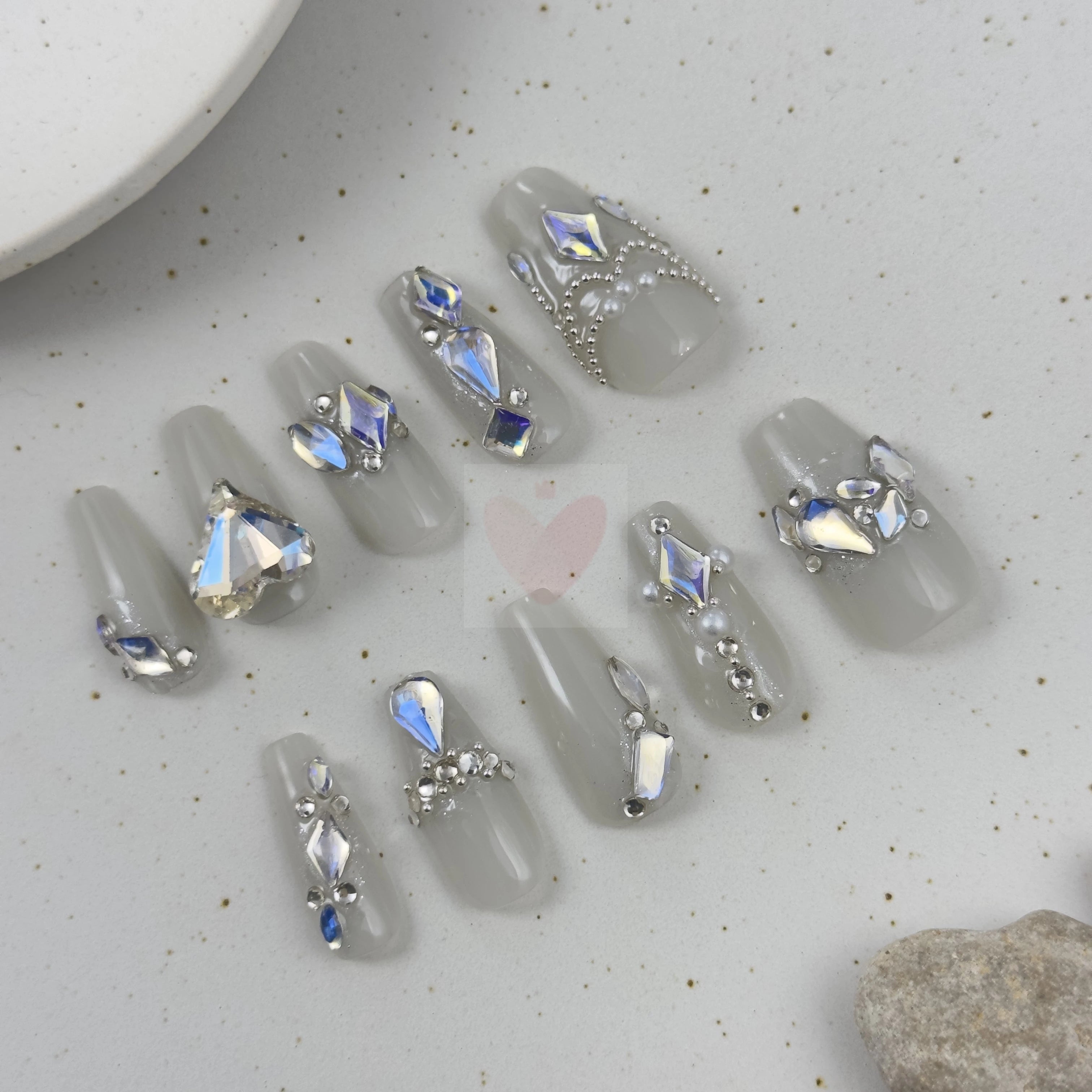 Golden Crown Jewel - Dress For Nails - Press On Nails