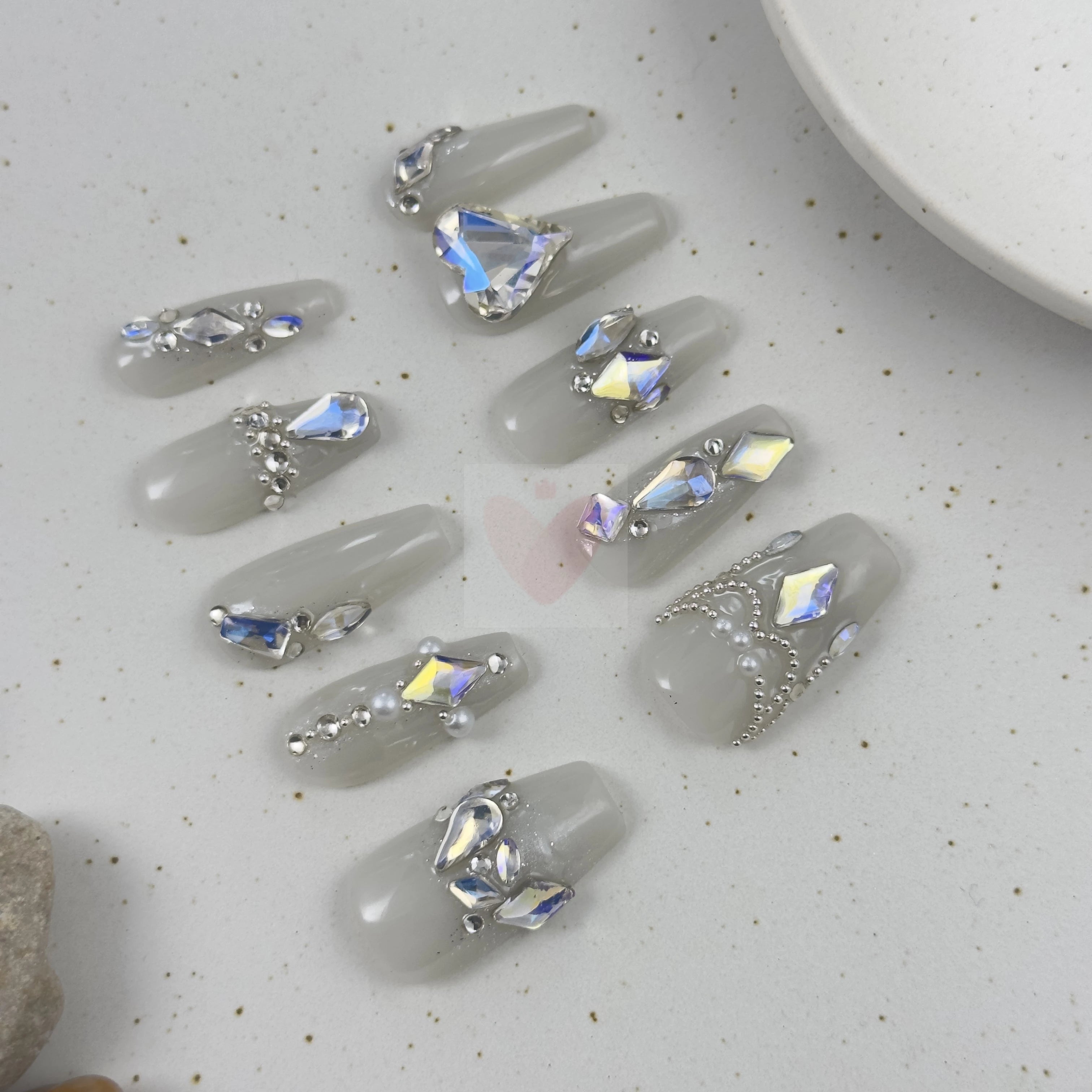 Golden Crown Jewel - Dress For Nails - Press On Nails