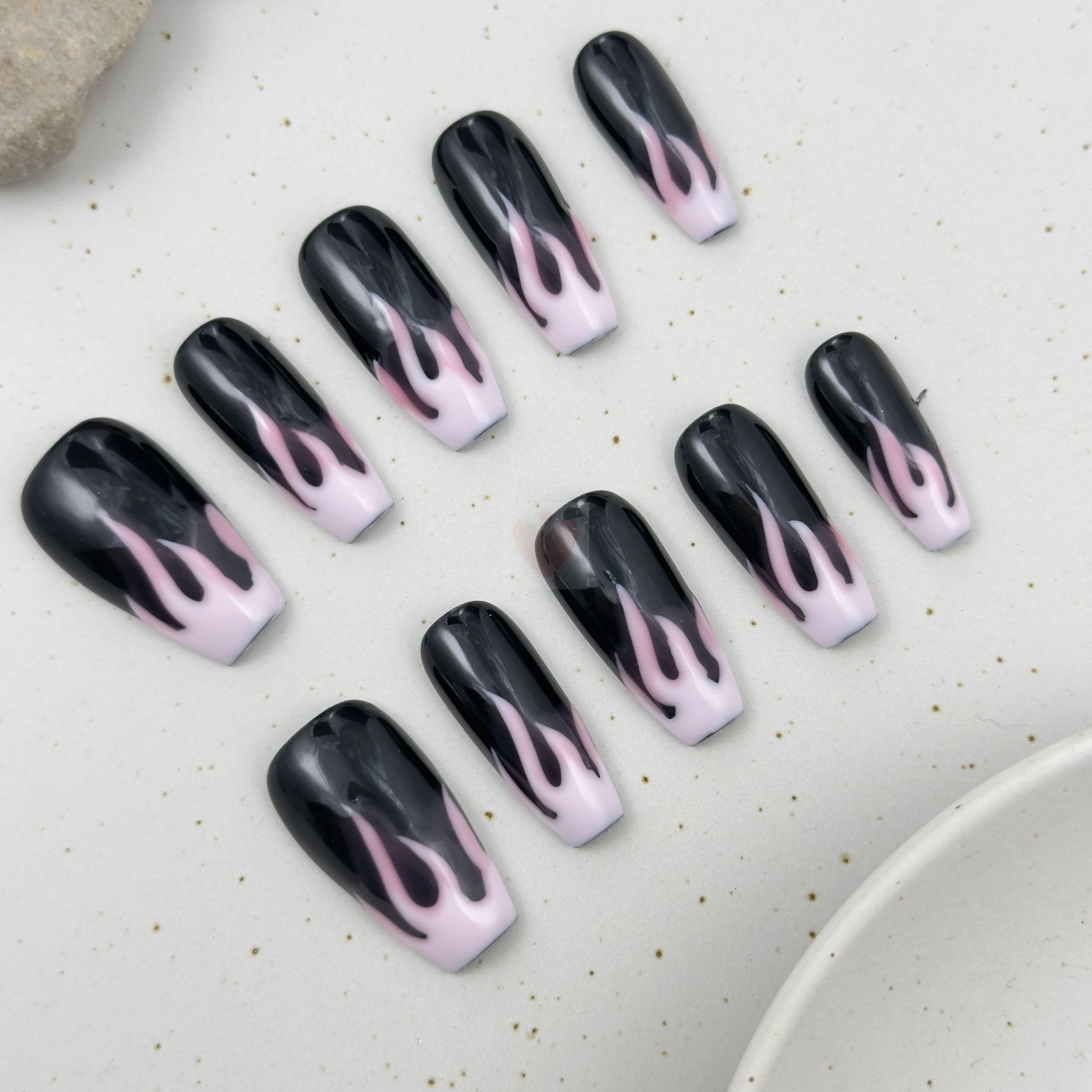 Hot Rod Blaze - Dress For Nails - Press On Nails