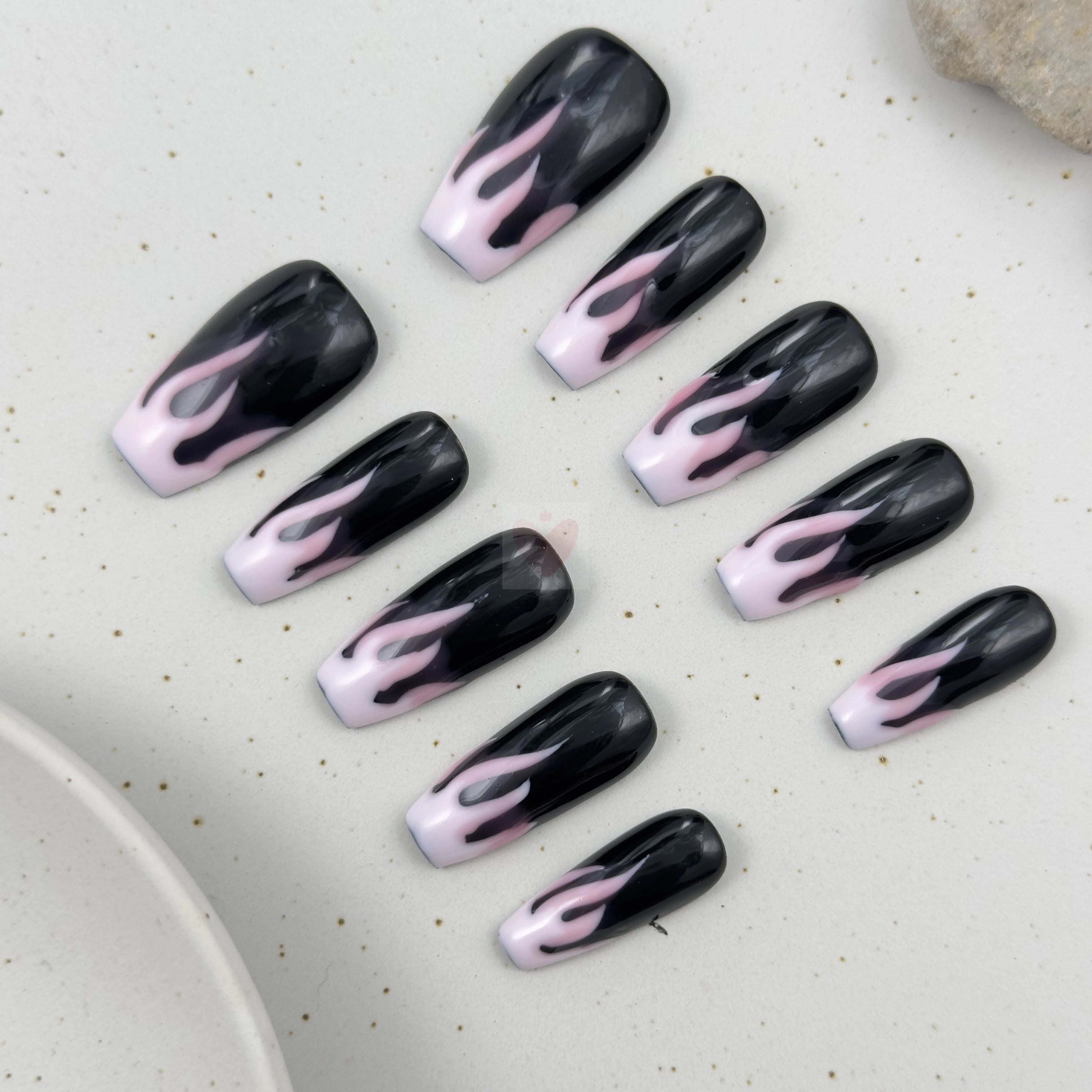 Hot Rod Blaze - Dress For Nails - Press On Nails