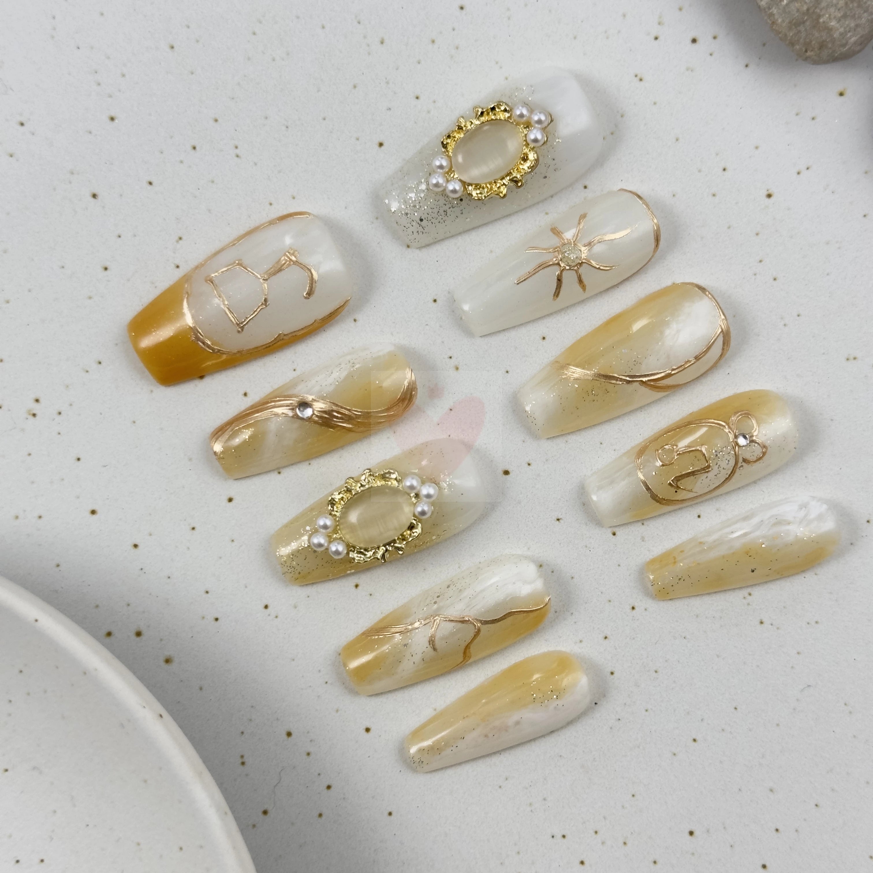 Leo Zodiac Luxe - Dress For Nails - Press On Nails